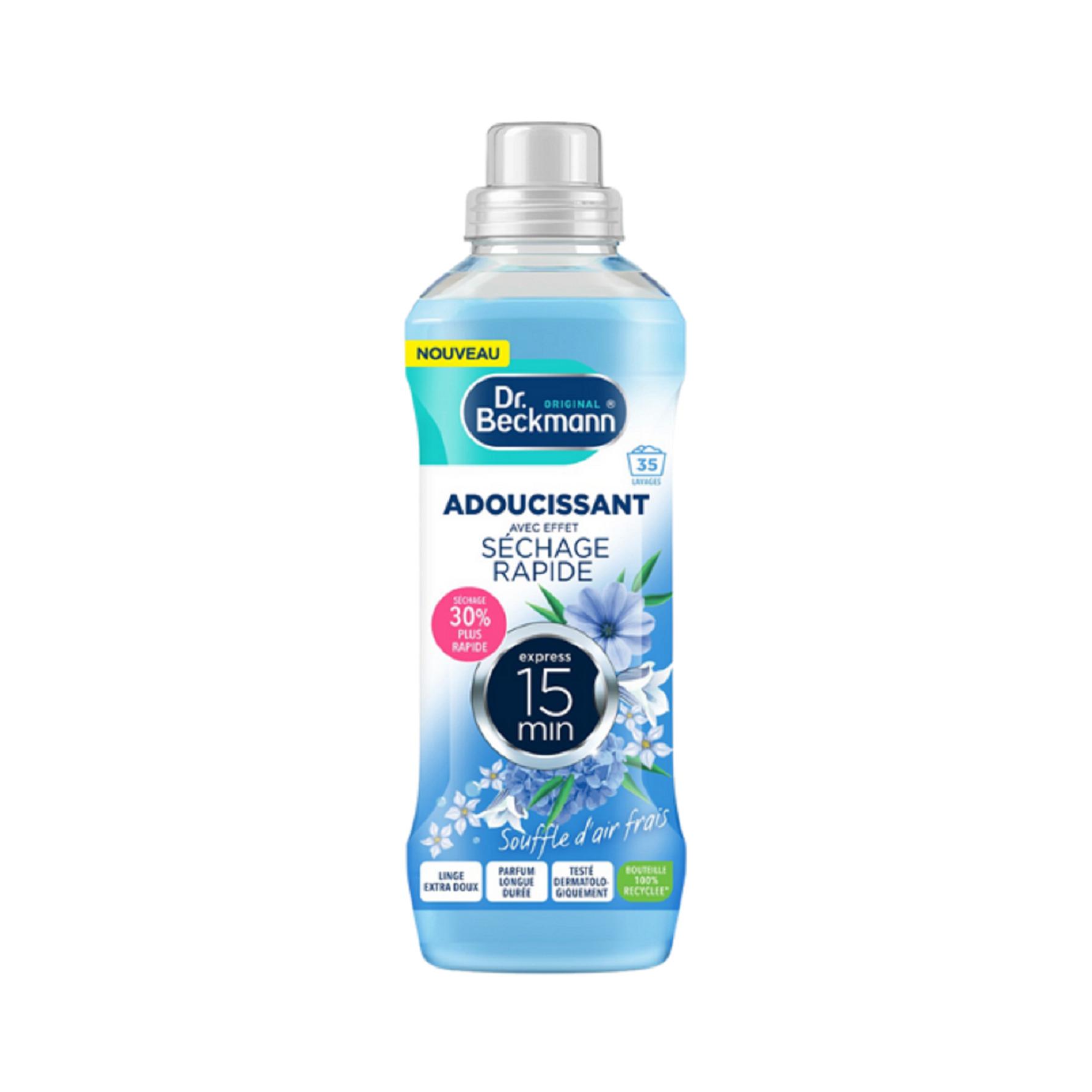 DR BECKMANN Adoucissant liquide souffle d'air frais 35 lavages 770ml