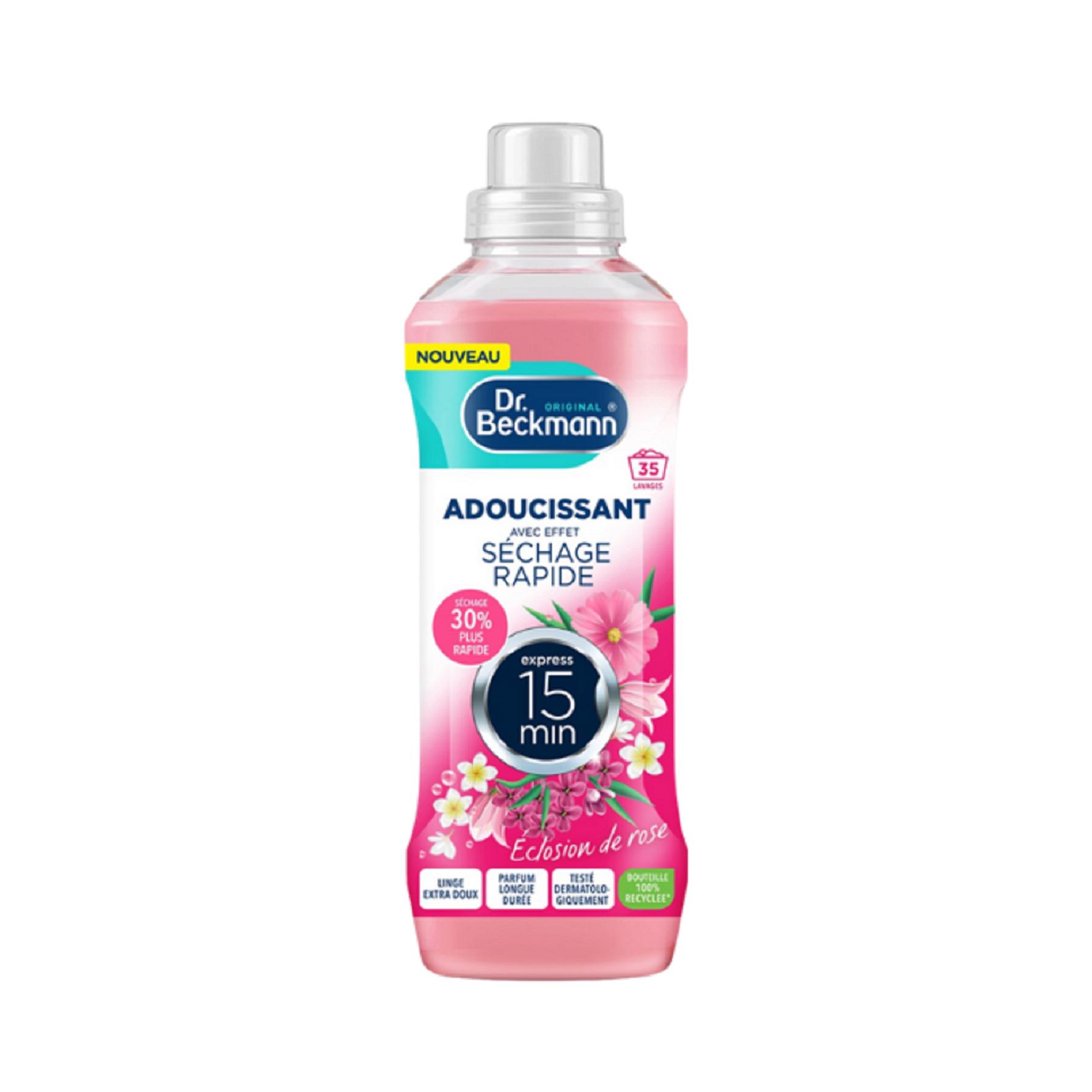 DR BECKMANN Adoucissant liquide éclosion de rose 35 lavages 770ml