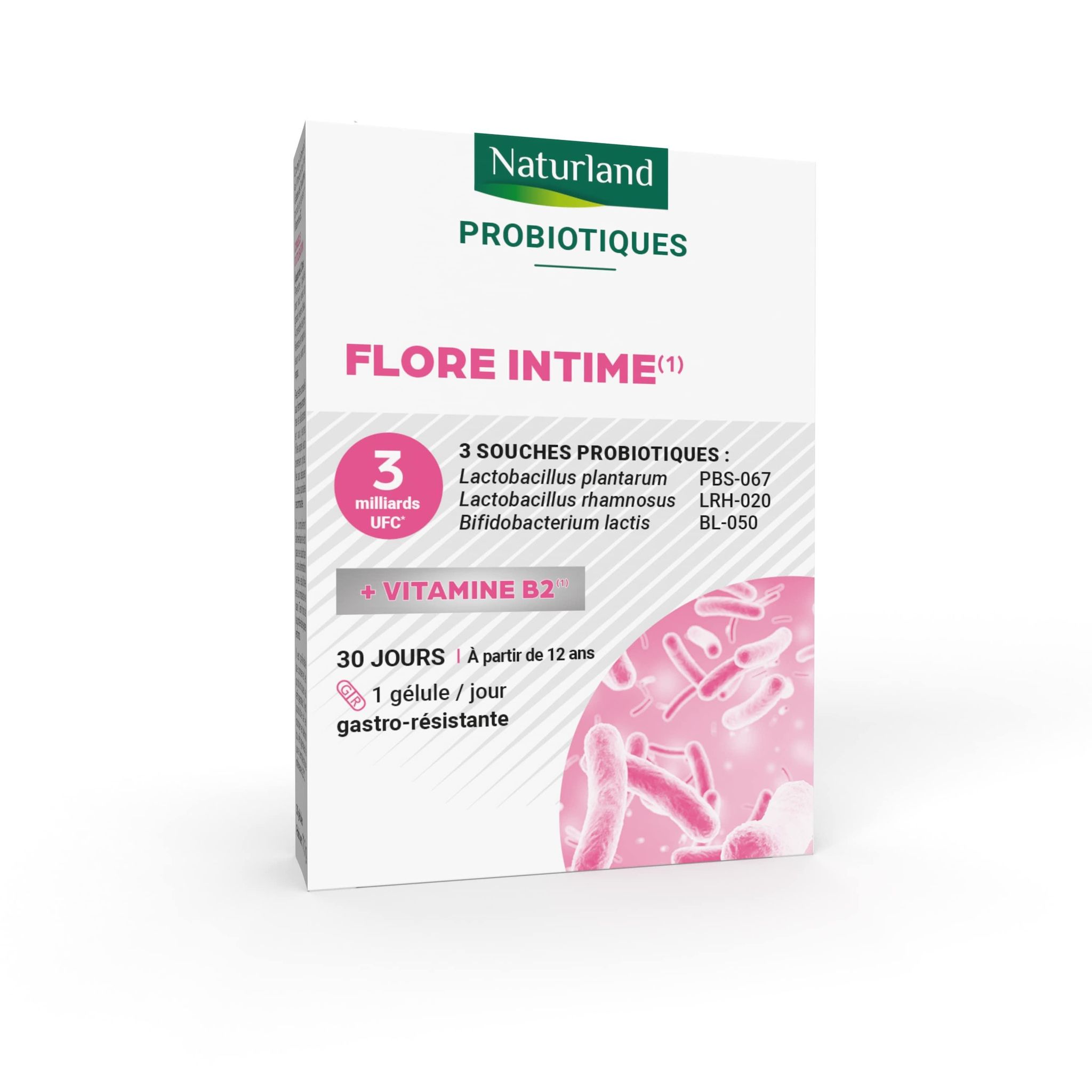 NATURLAND Probiotiques flore intime 30 gélules