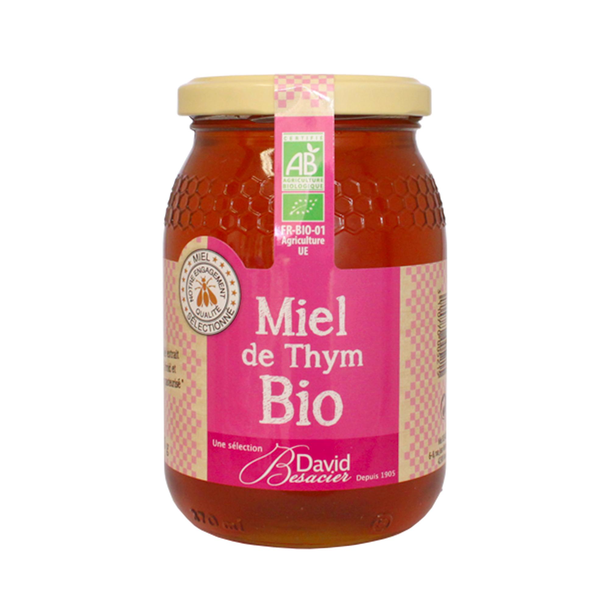MIEL BESACIER Miel de thym bio 350g