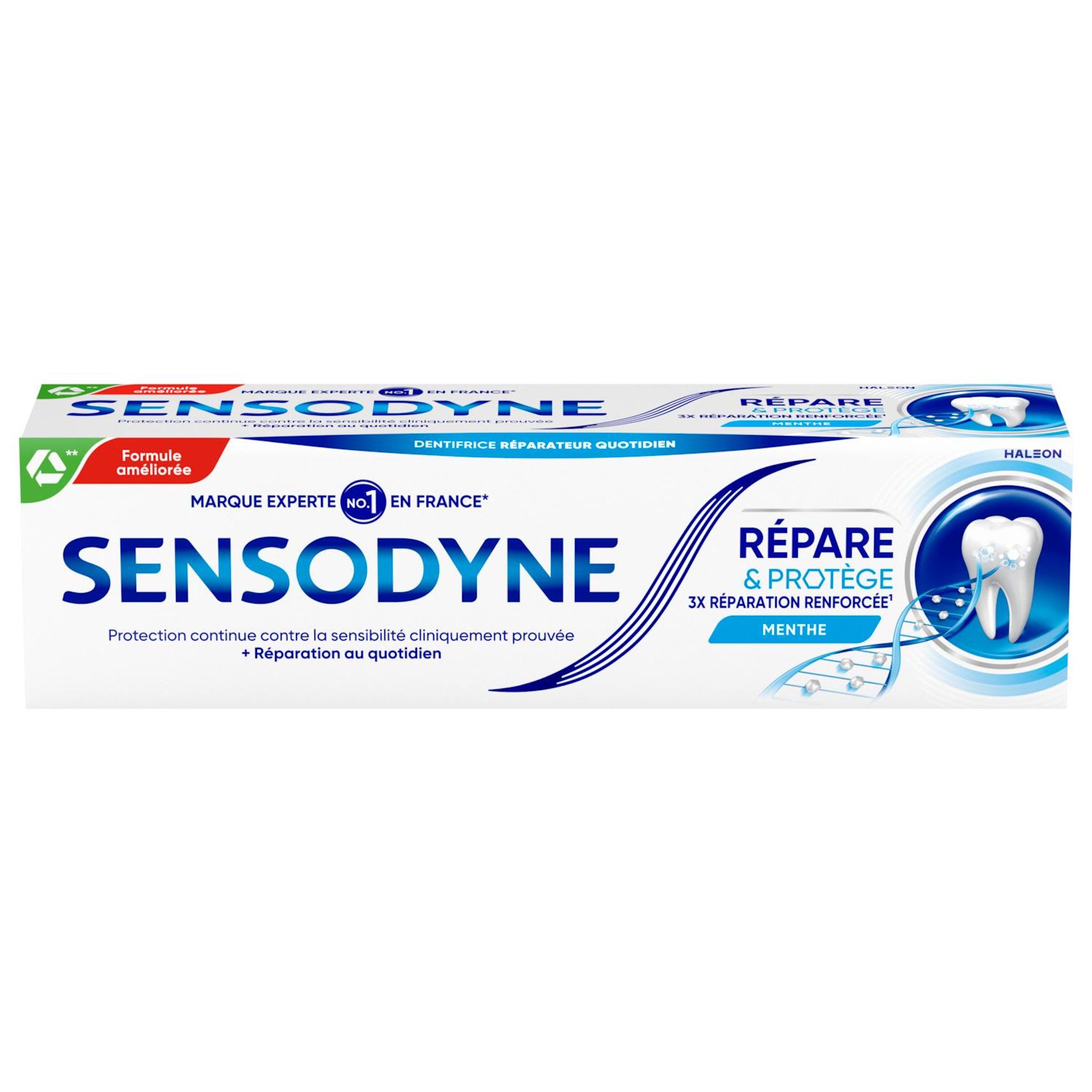 SENSODYNE Dentifrice répare et protège goût menthe 75ml