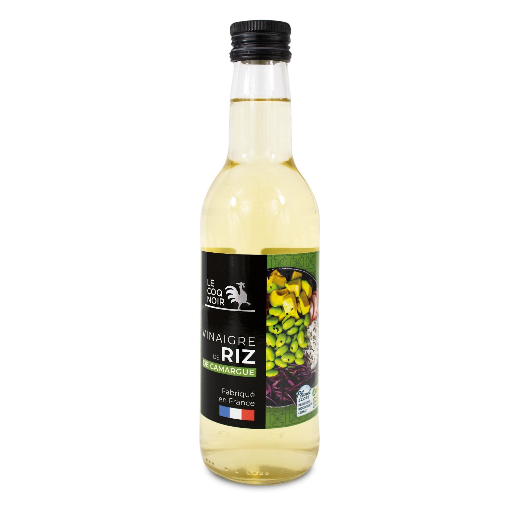 LE COQ NOIR Vinaigre de riz - origine camargue bio 375g