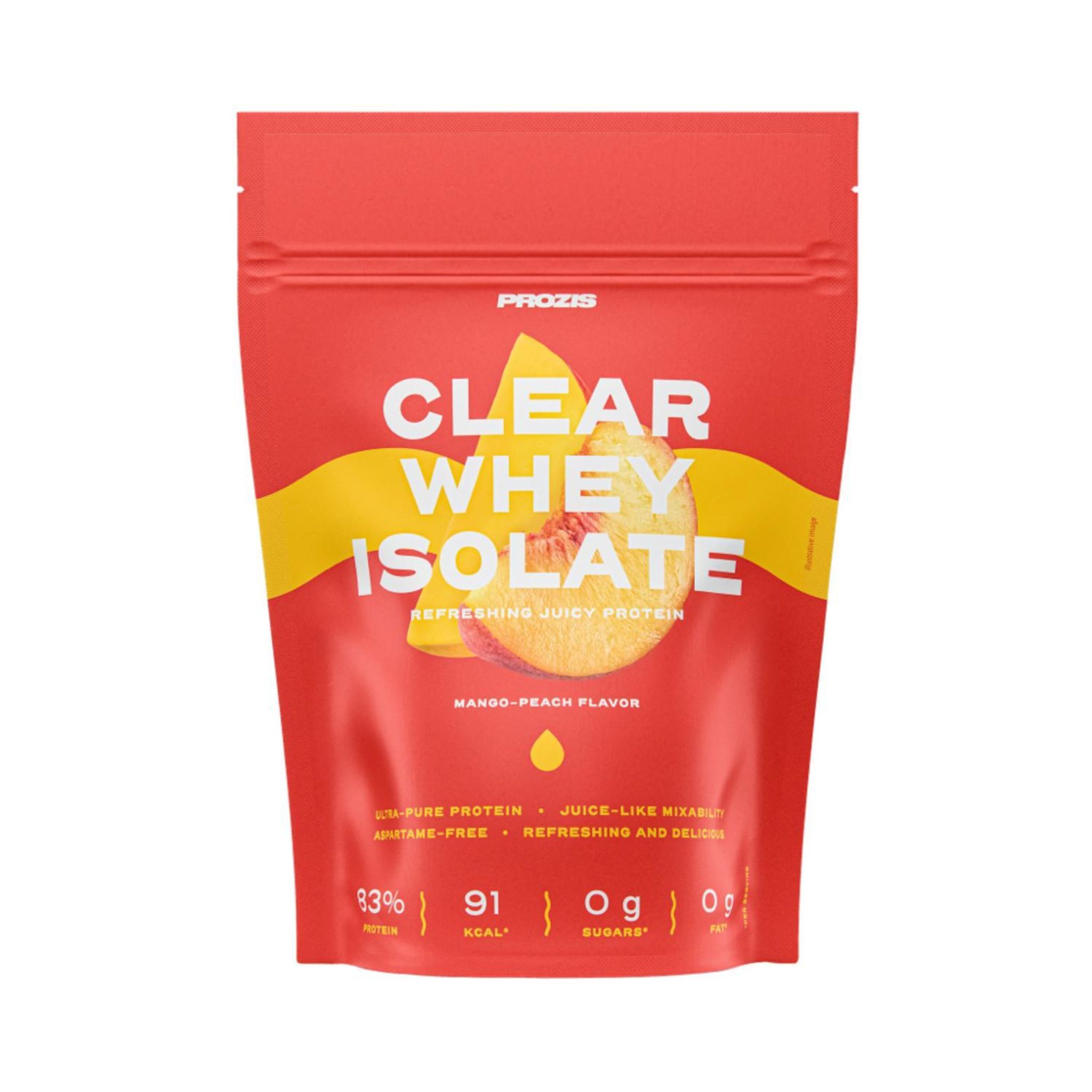 PROZIS Clear whey isolate saveur mangue pêche 500g