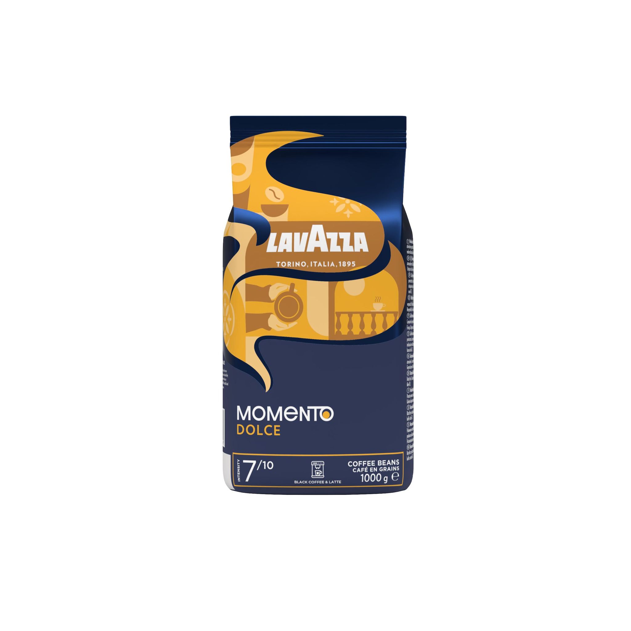 LAVAZZA Café en grains Momento Dolce Intensité 7 1kg