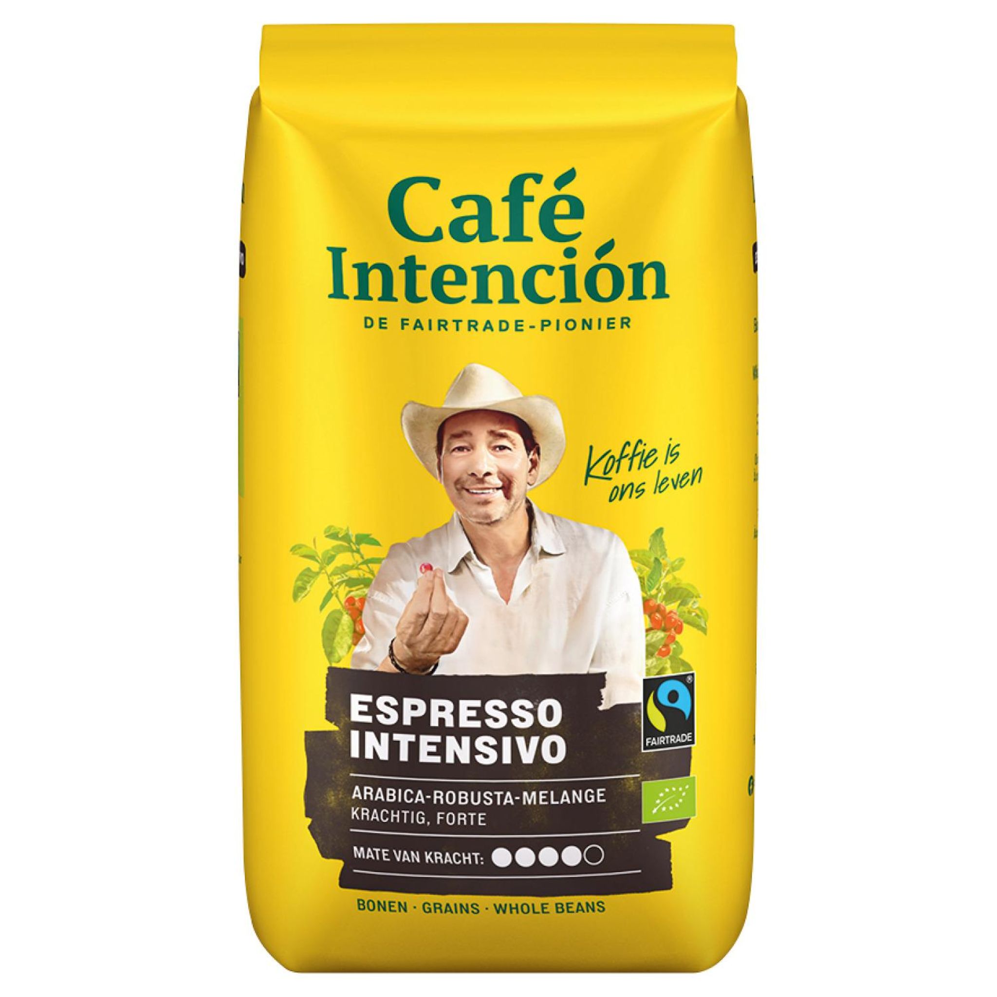 INTENCION Café espresso intensivo en grains bio 500g