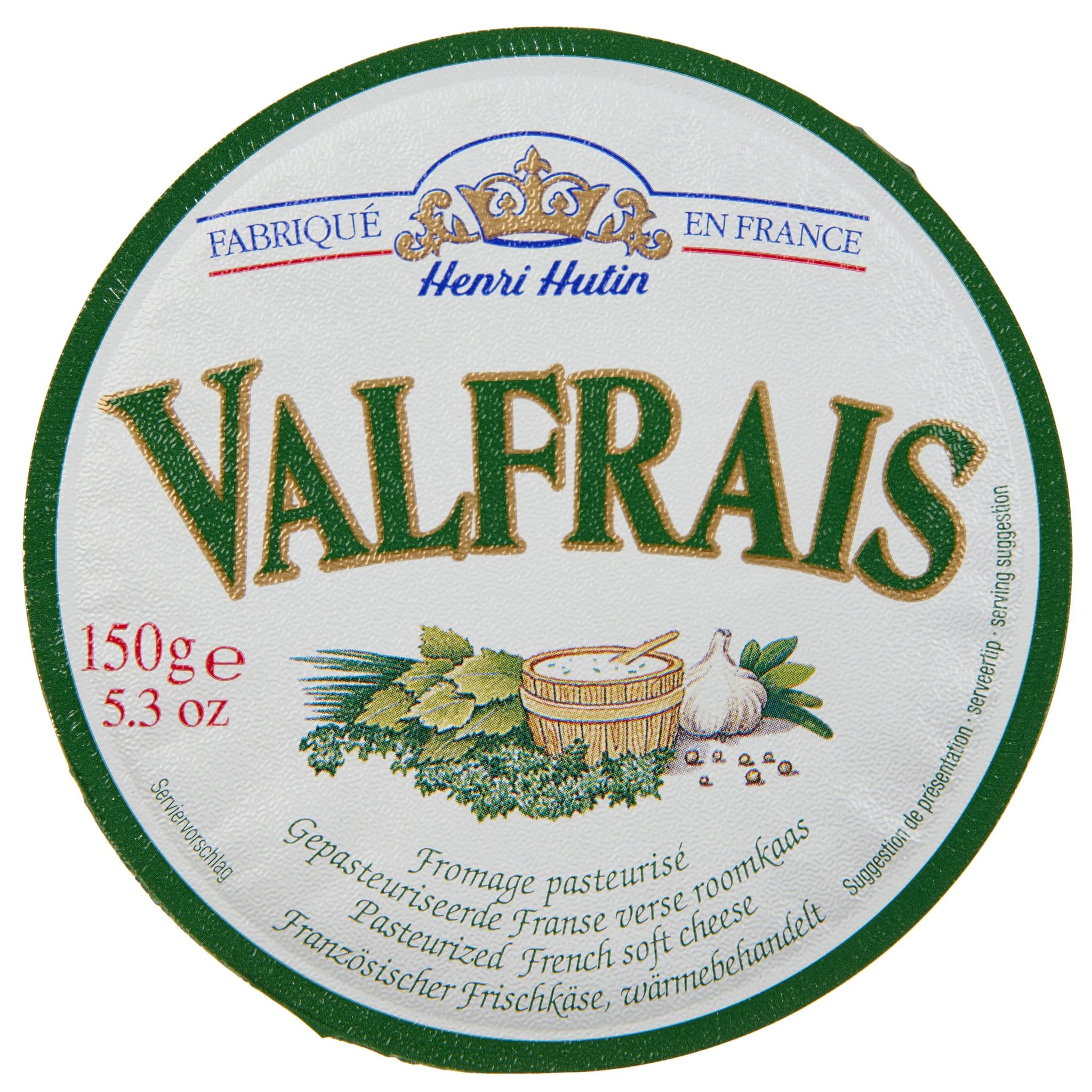 Fromage à tartiner ail et fines herbes 150g
