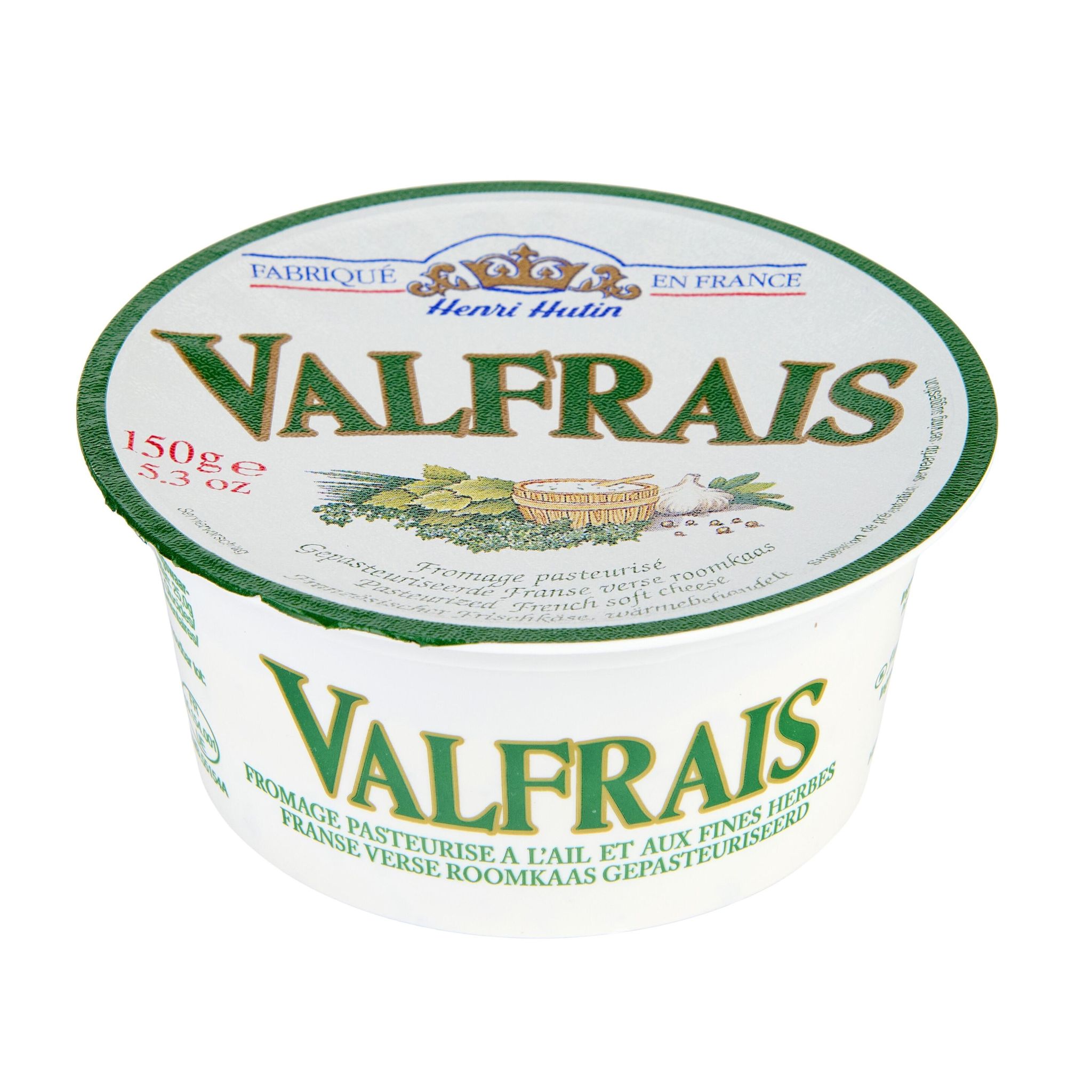 Voir la diapositive 4 : Fromage à tartiner ail et fines herbes 150g