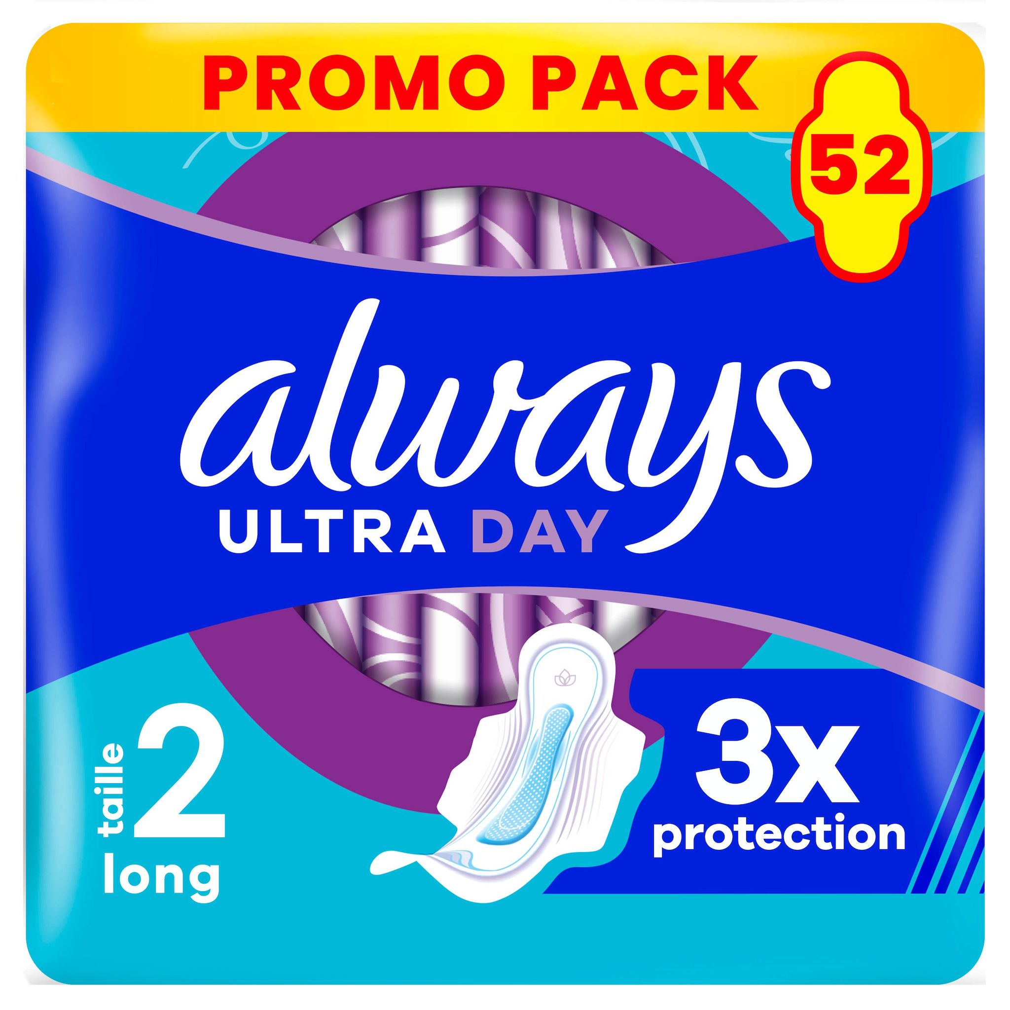 ALWAYS Ultra day Serviettes hygiéniques long taille 2 52 serviettes
