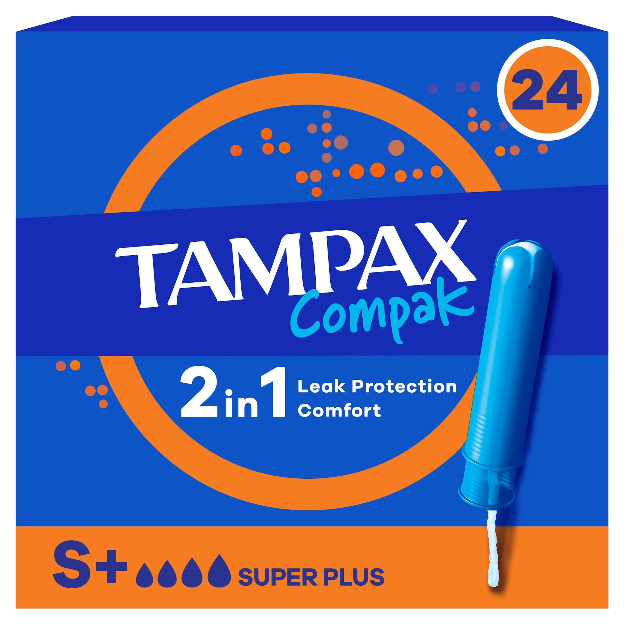 TAMPAX Compak tampons avec applicateur 24pièces