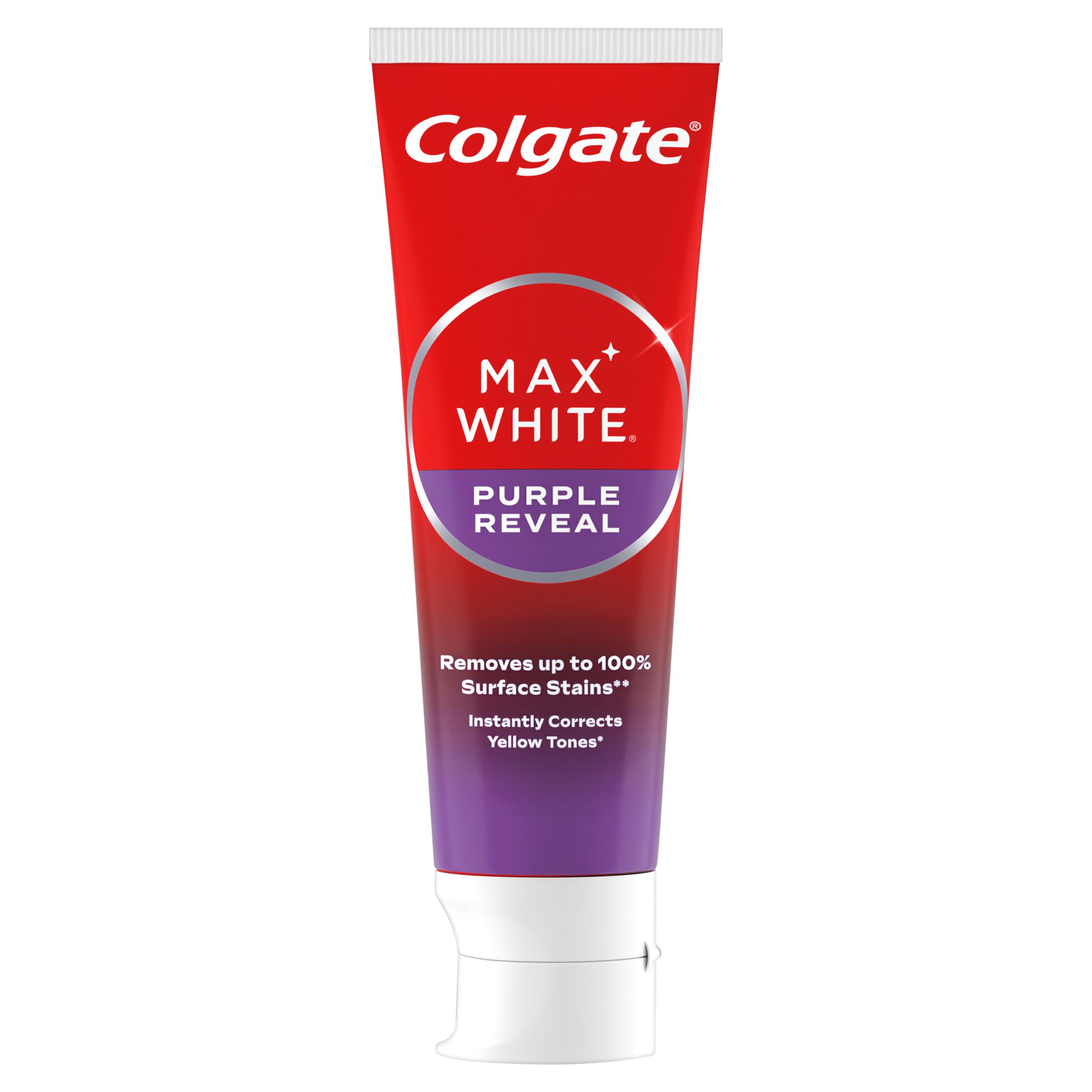 COLGATE Max White Dentifrice purple reveal 75ml