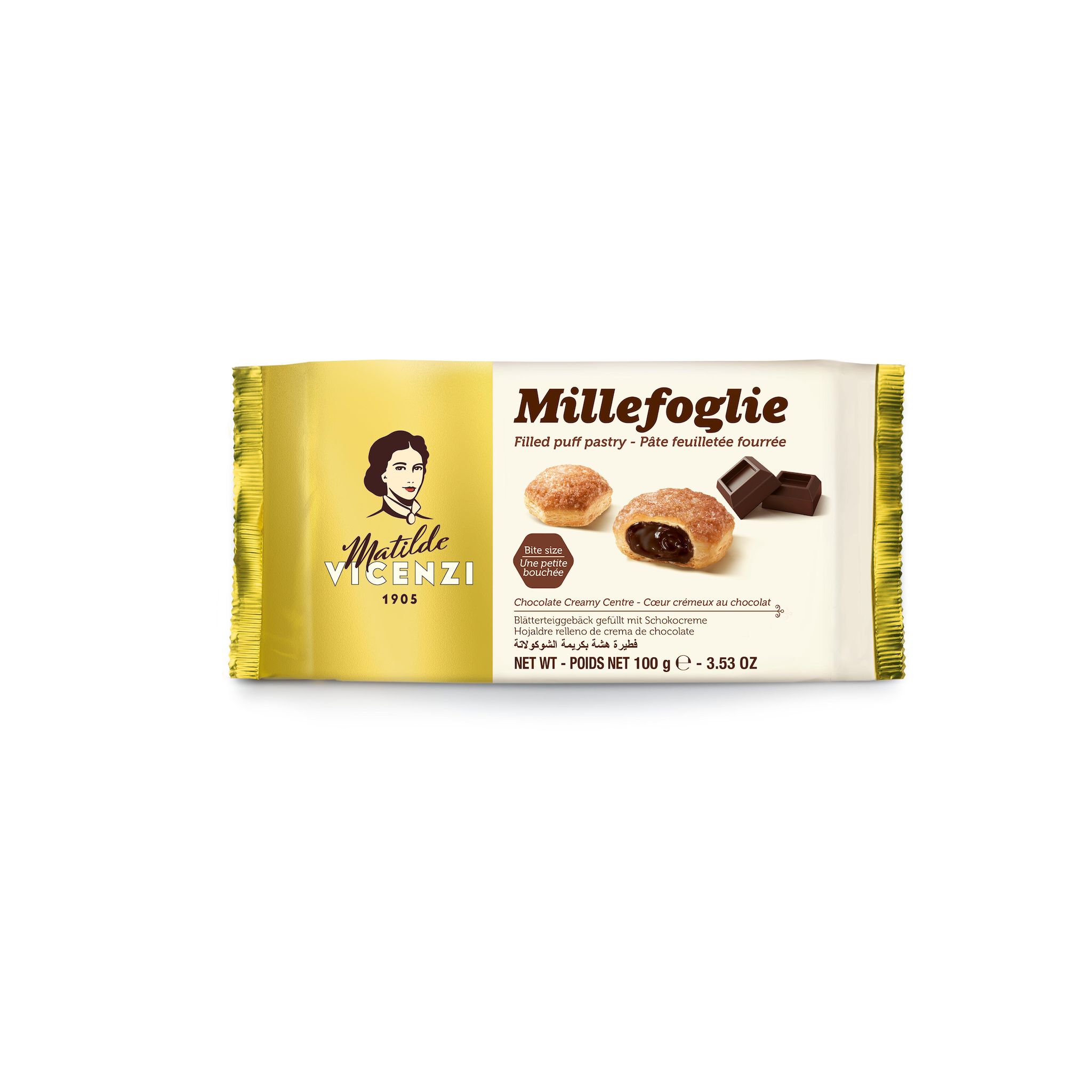 MATILDE VICENZI Millefoglie biscuits au chocolat 95g