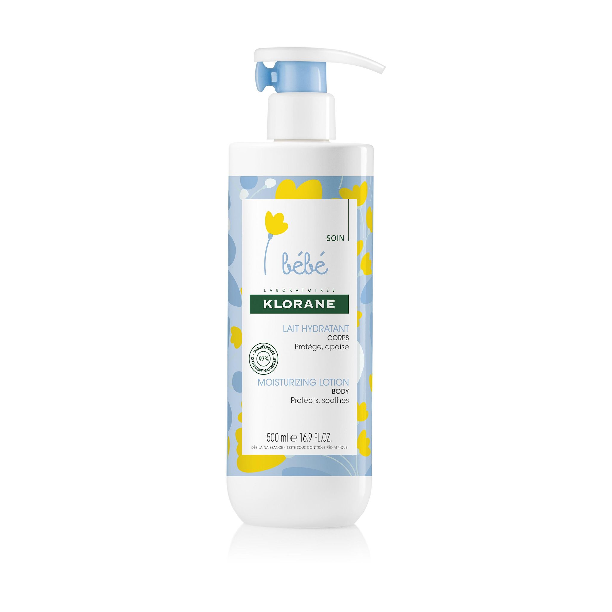 KLORANE Lait hydratant corps bébé 500ml