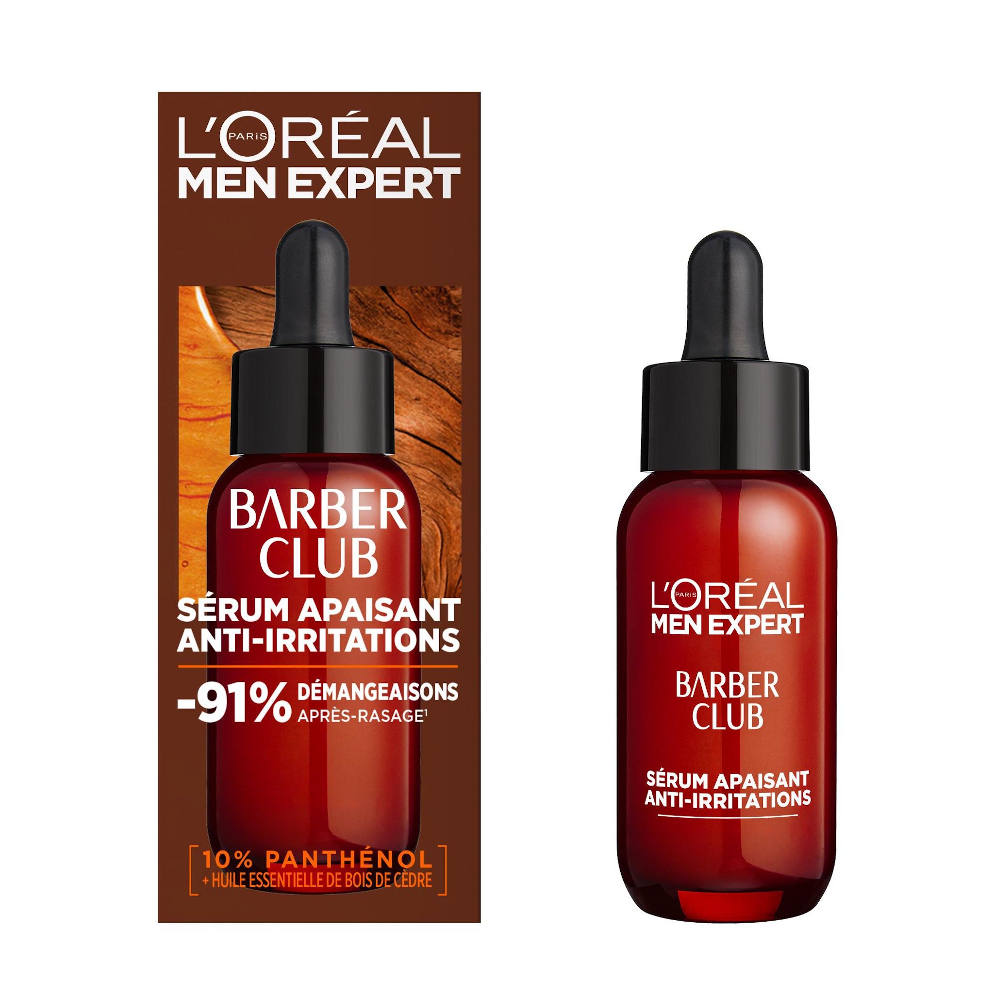 Voir la diapositive 2 : L'OREAL Men Expert Barber Club Sérum apaisant anti-irritations 30ml