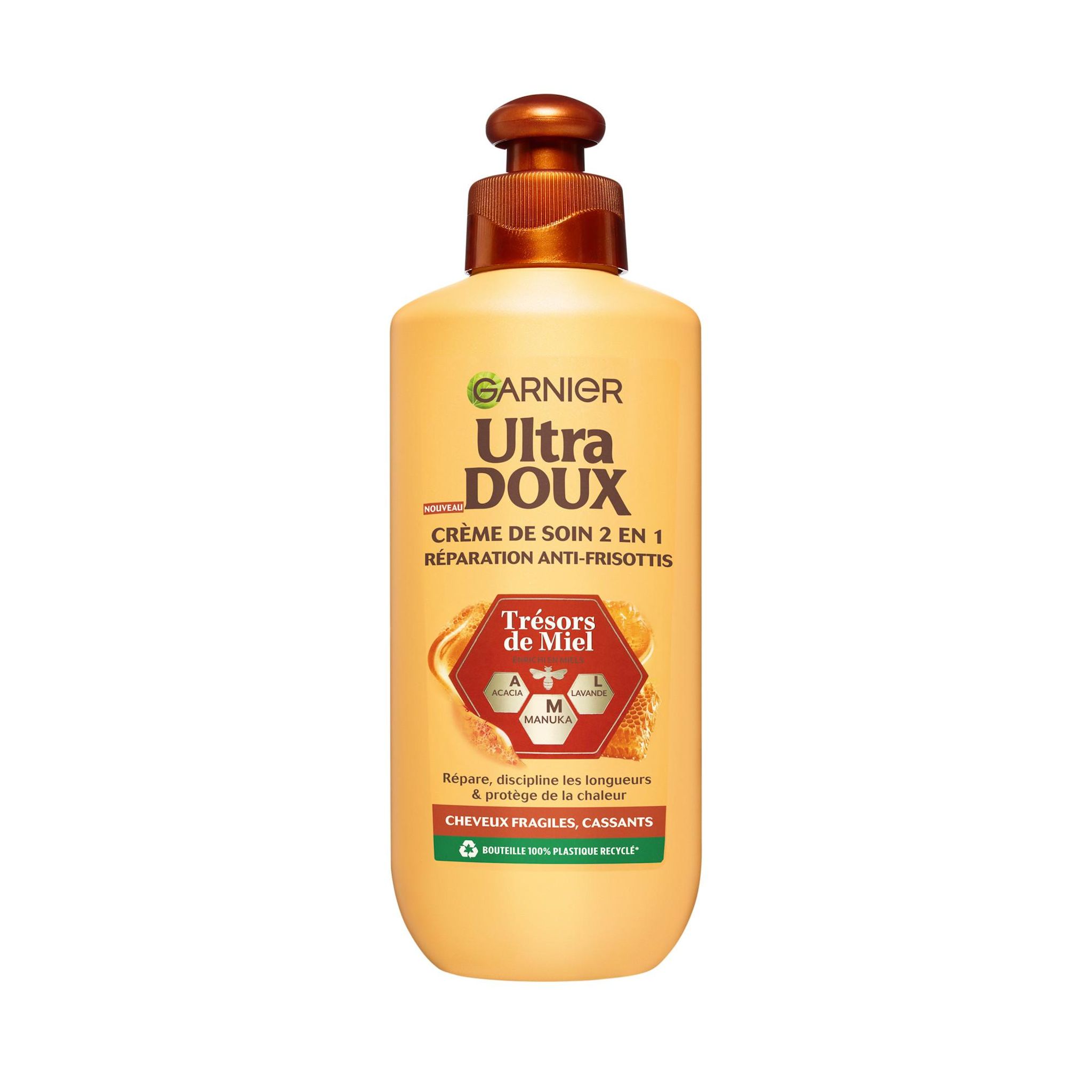 ULTRA DOUX Honey Treasures crème de soin anti-frisottis réparation 200ml