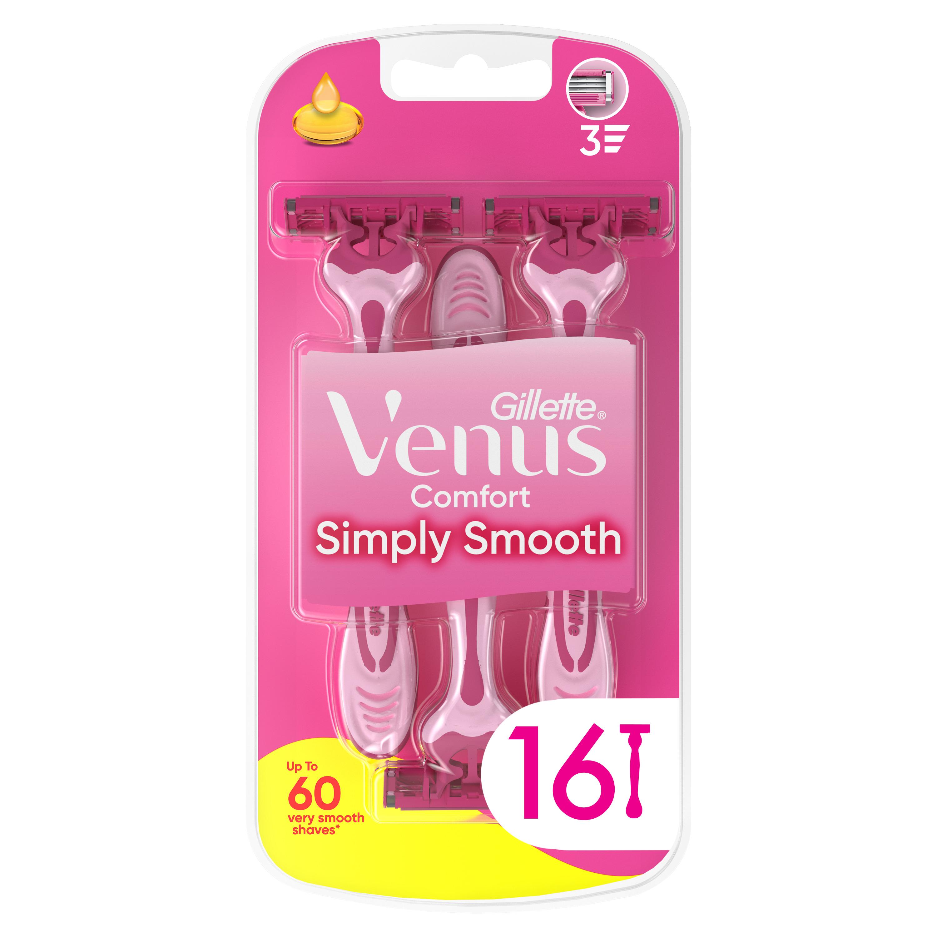 VENUS Rasoirs jetables simply smooth 16 rasoirs