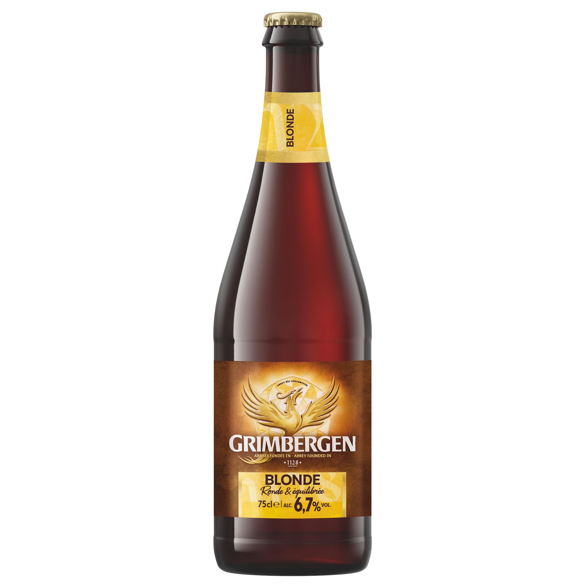 GRIMBERGEN Bière blonde ronde et équilibrée 6.7% 75cl
