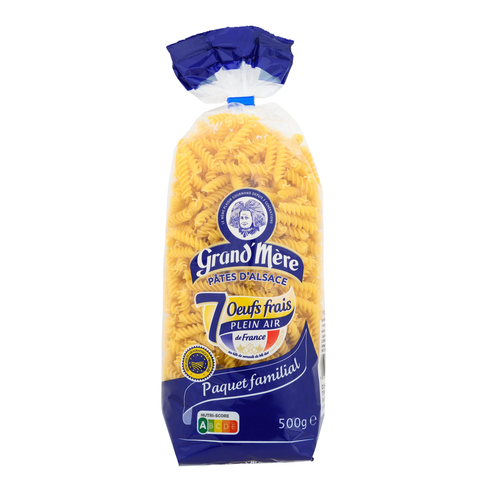 GRAND'MERE Pâtes d'Alsace aux 7 oeufs frais 500g