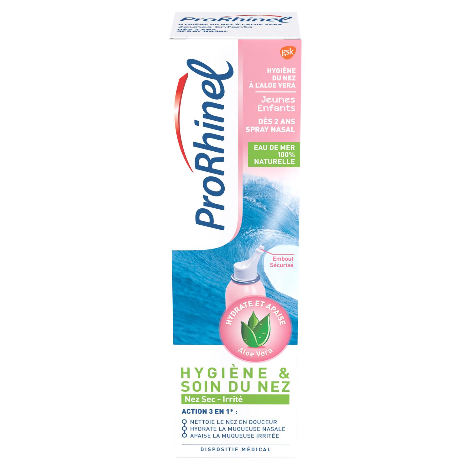 PRORHINEL Spray nasal aloe vera pour jeunes enfants 100ml