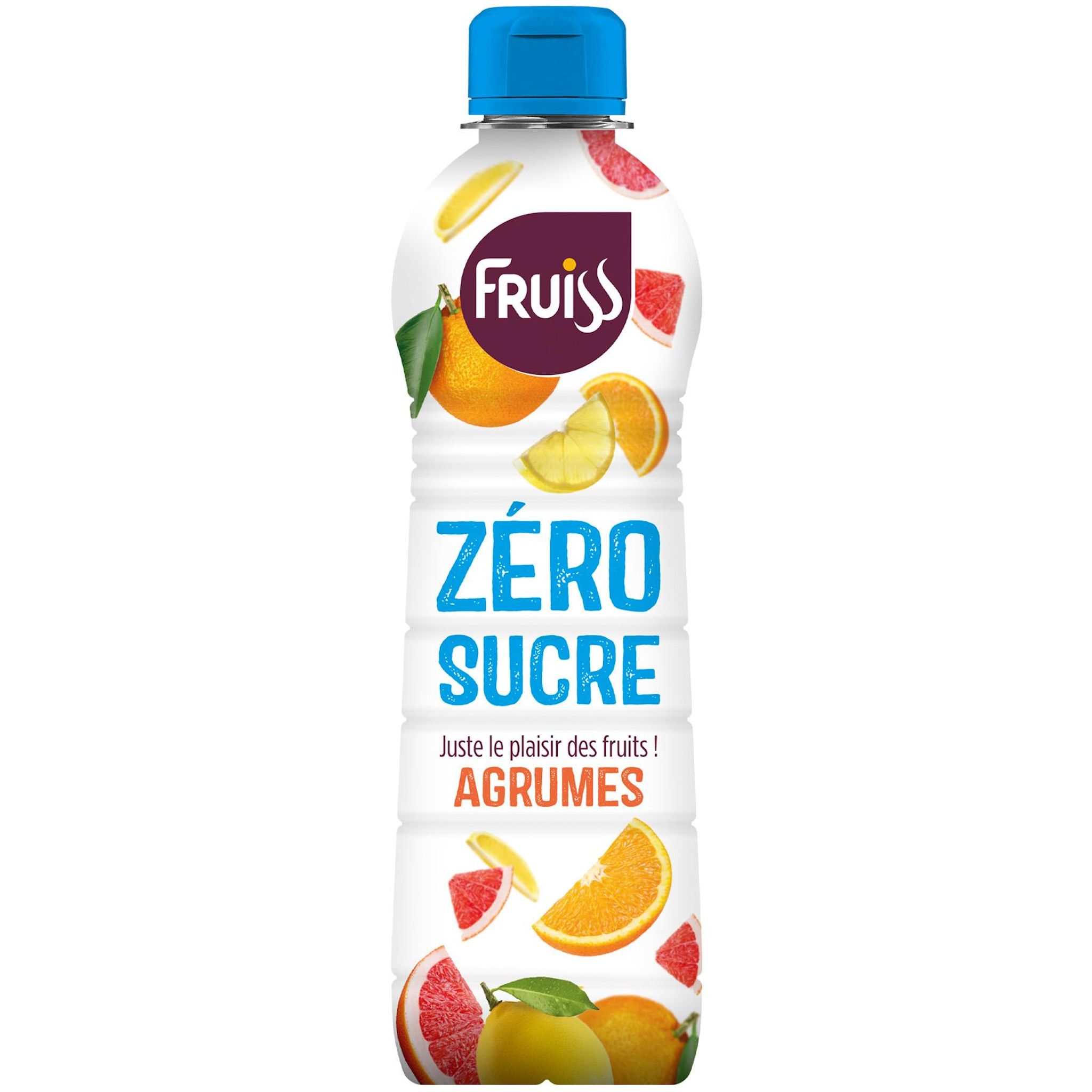 FRUISS Sirop aux agrumes zéro sucre à diluer 75cl
