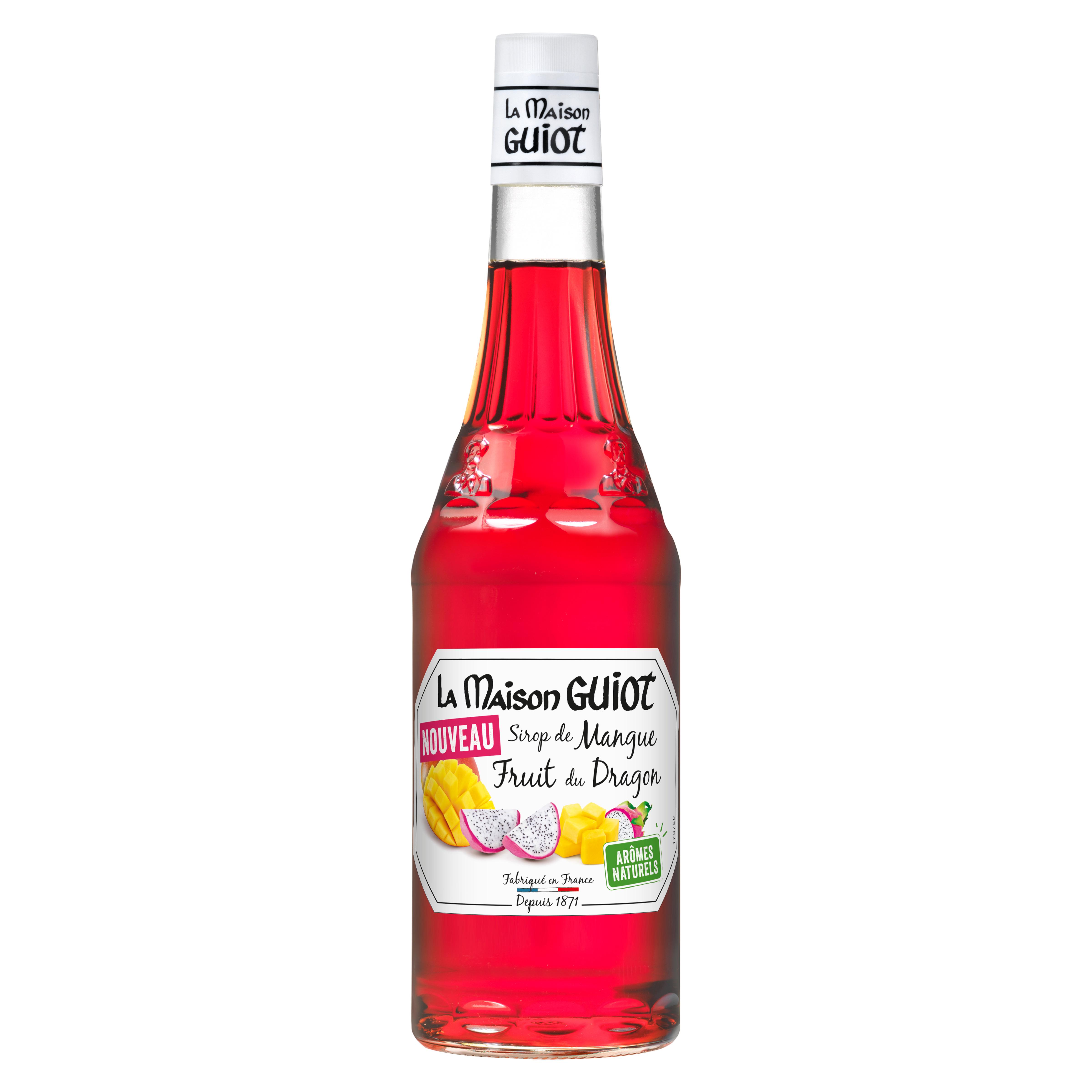 LA MAISON GUIOT Sirop de mangue et fruit du dragon 70cl