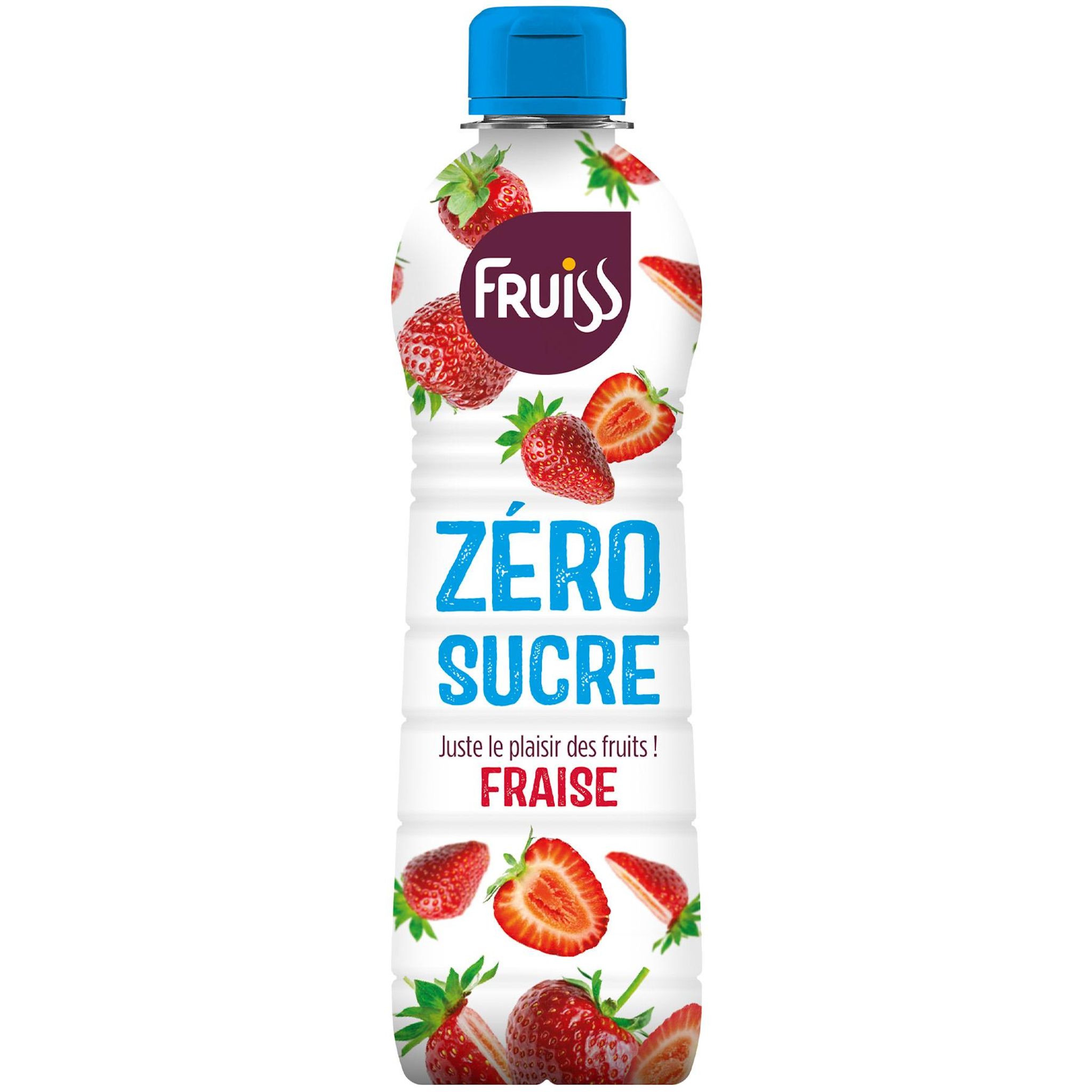 FRUISS Sirop de fraise zéro sucre 75cl