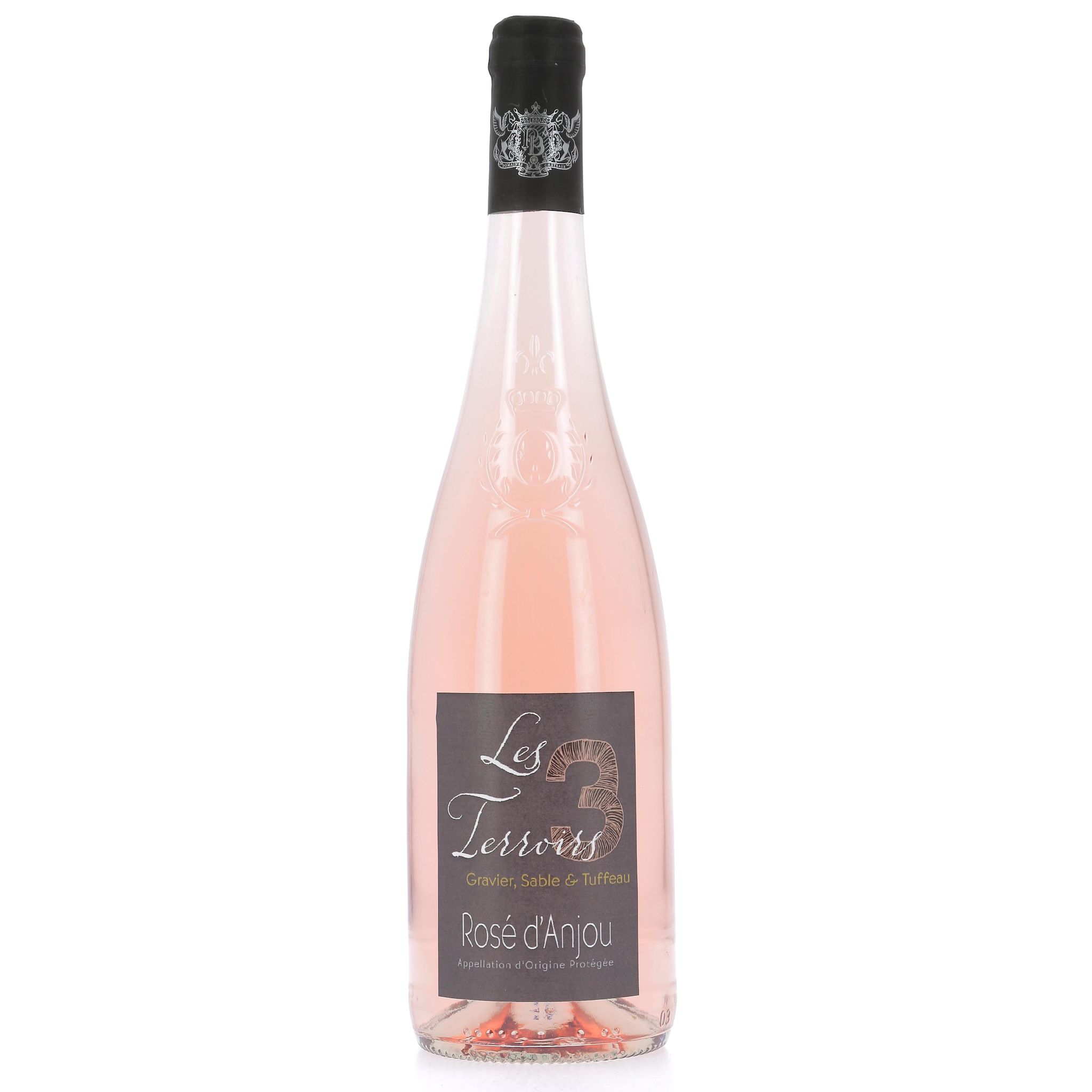 Vin rosé d'anjou les 3 terroirs 75cl