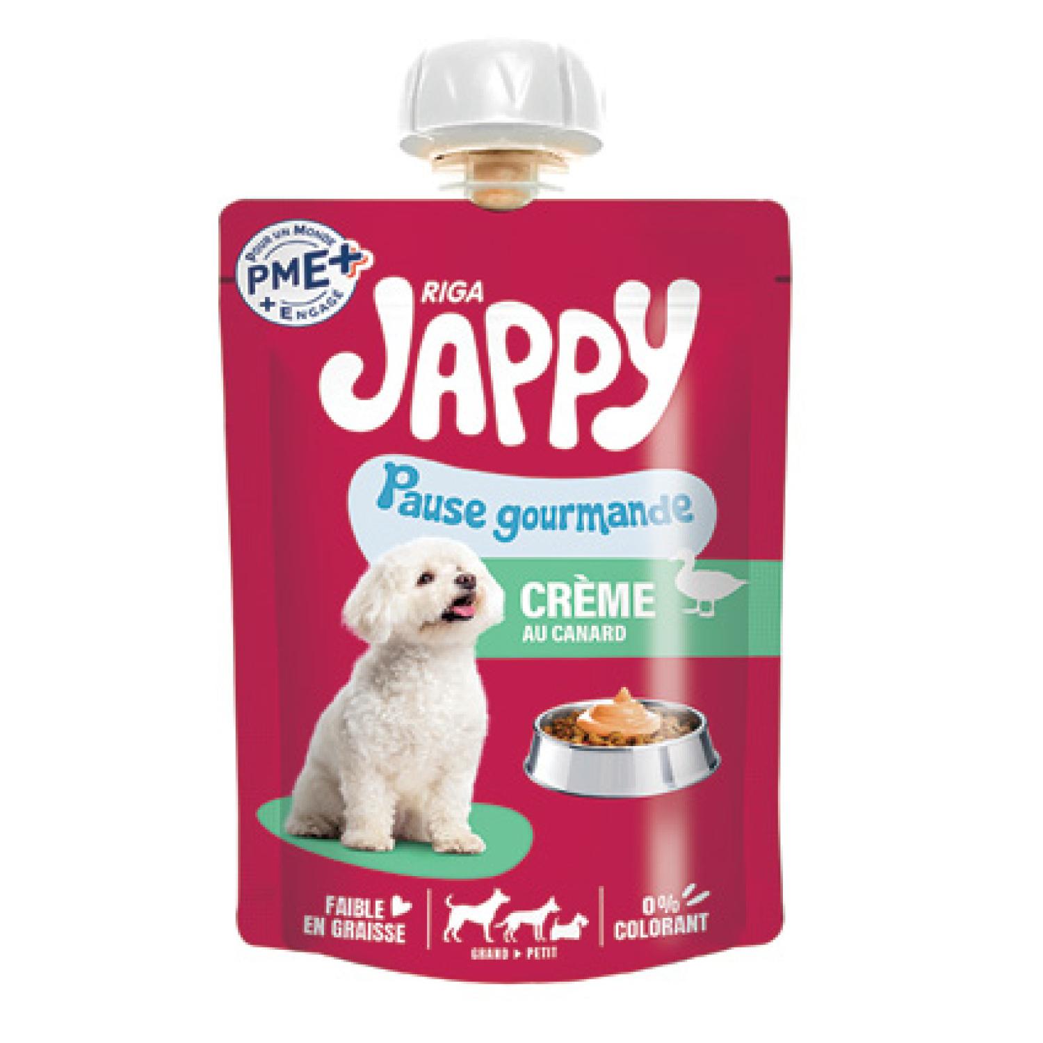 RIGA Jappy Crème au canard pour chien 90g