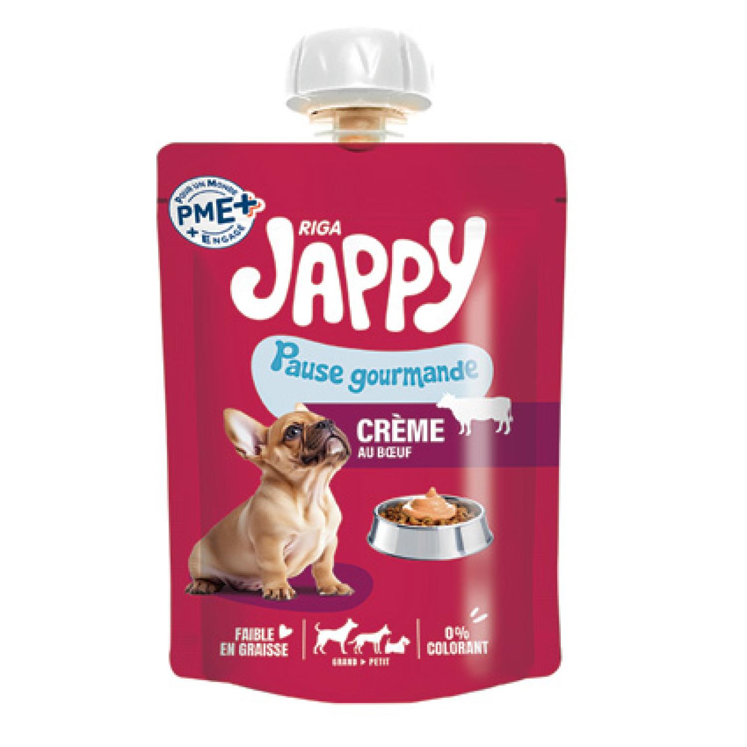 RIGA Jappy Crème au boeuf pour chien 90g