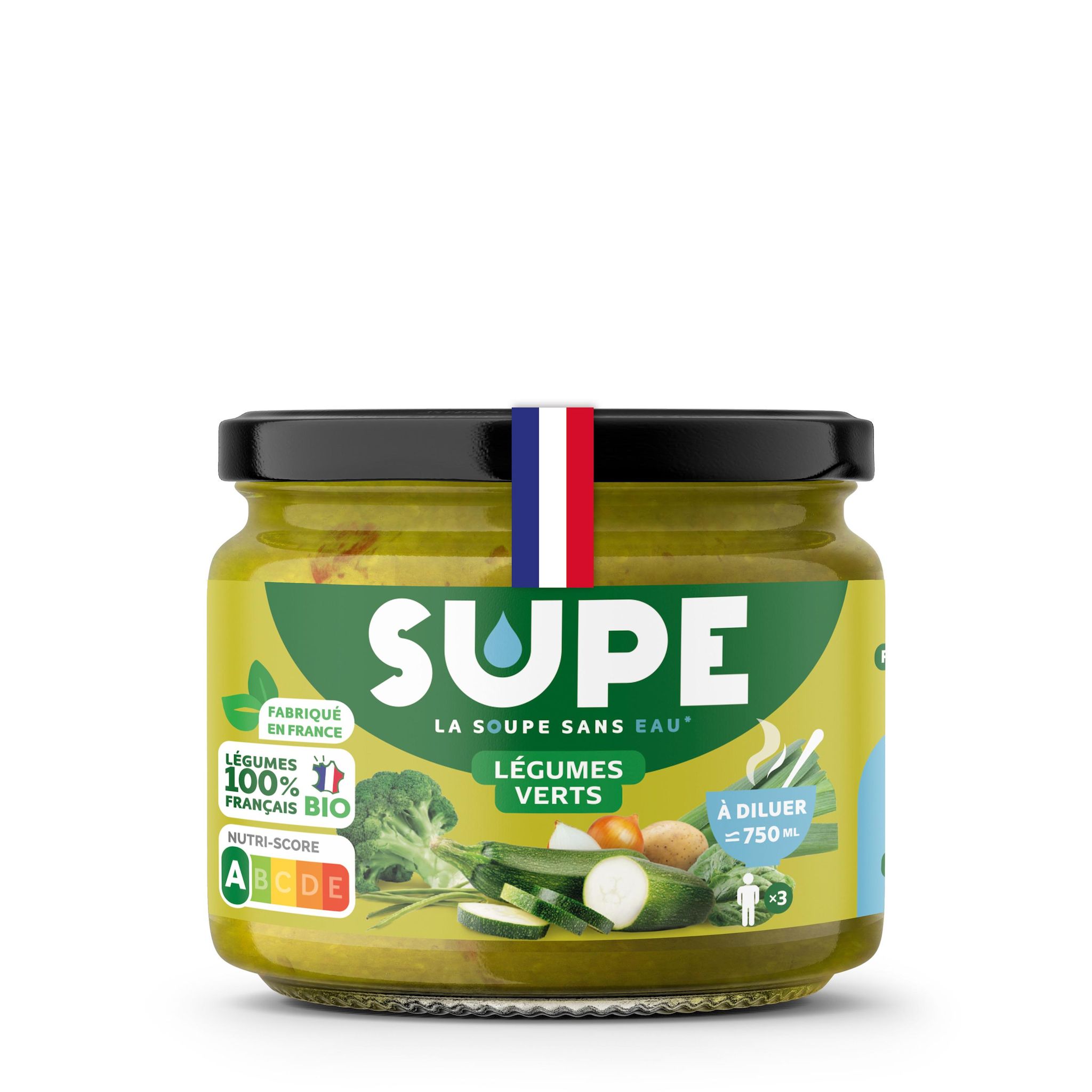 SUPE Soupe à diluer aux légumes verts bio 310g
