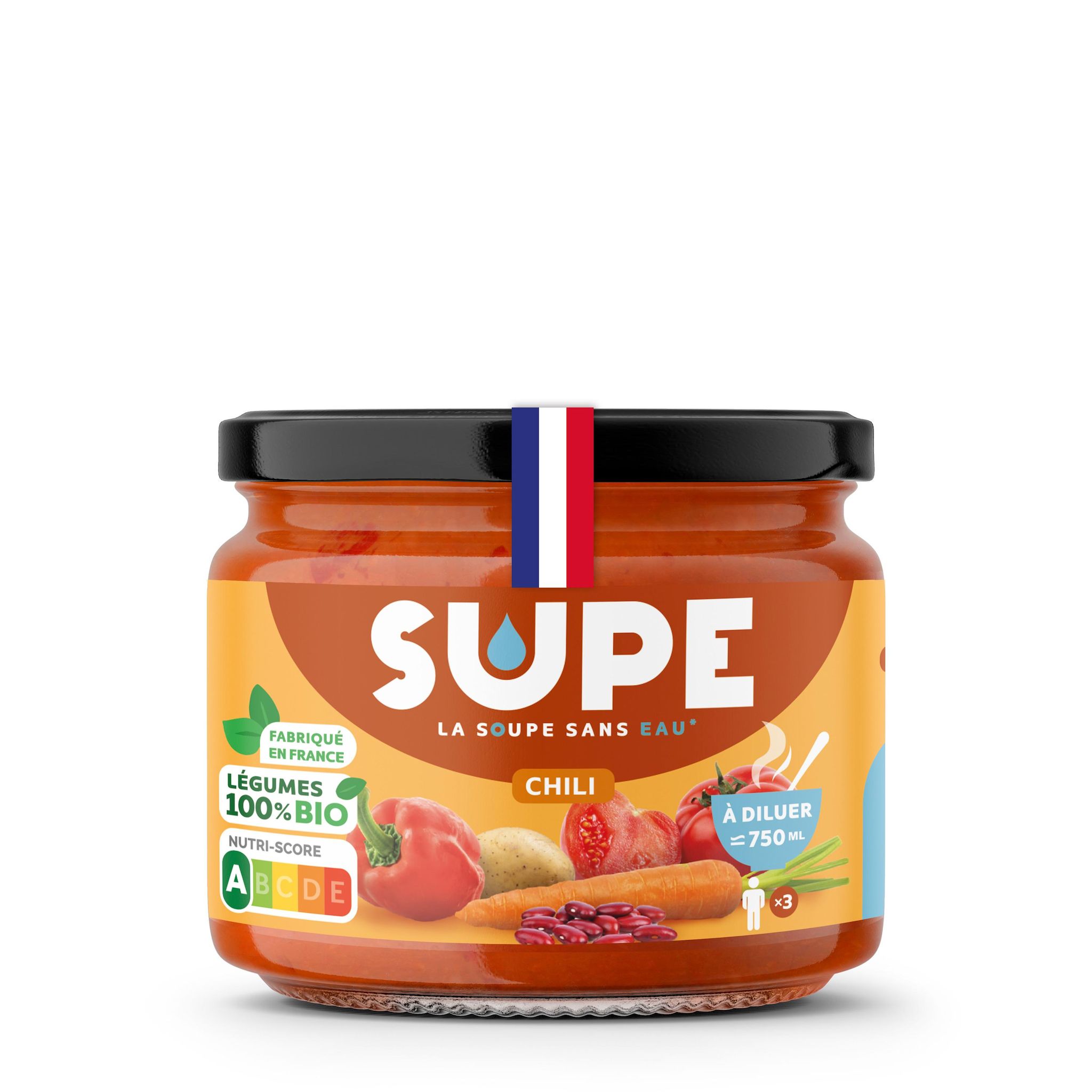 SUPE Soupe à diluer au chili bio 310g