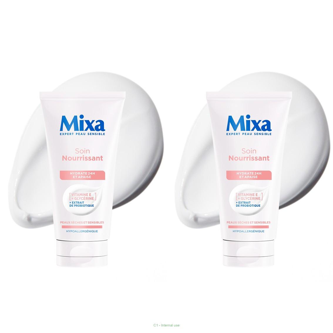 MIXA Soin de jour hydratante 2x50ml