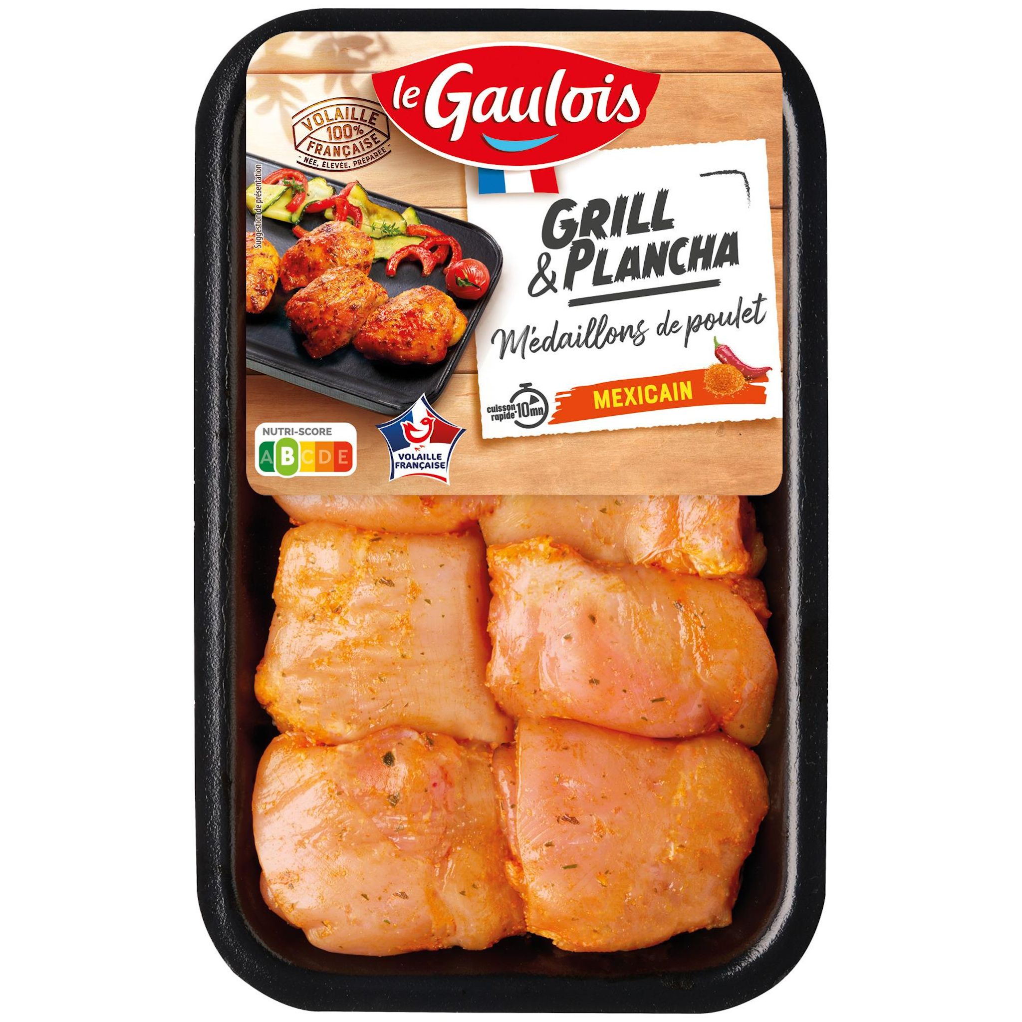 LE GAULOIS Médaillons de poulet mexicain 300g