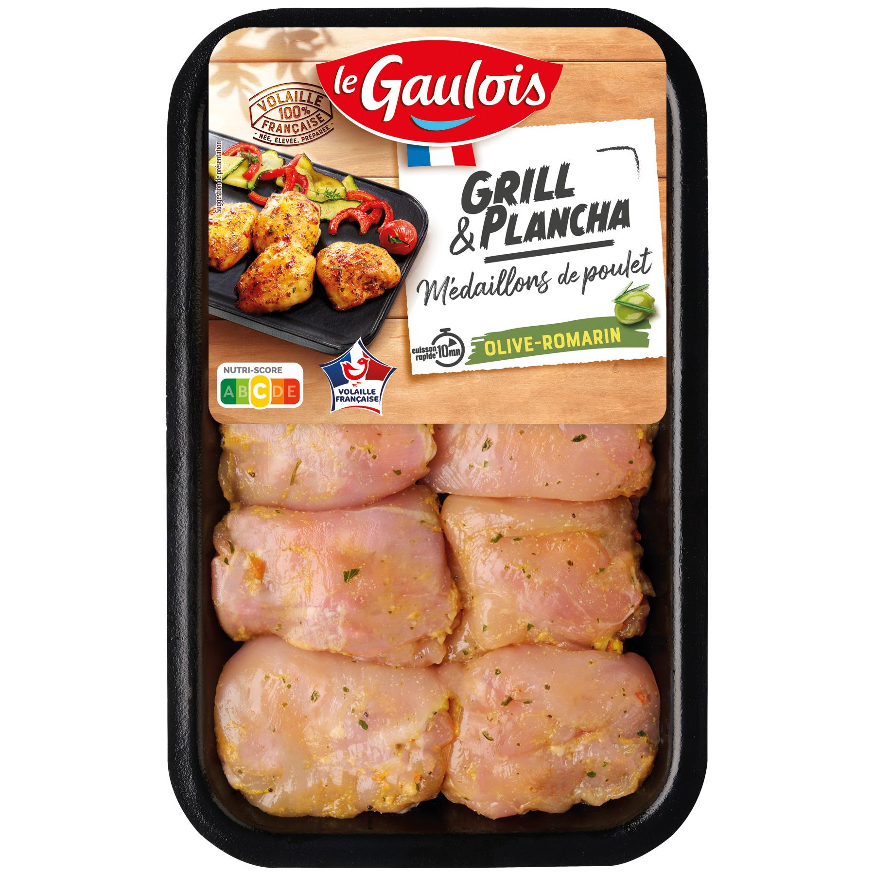 LE GAULOIS Médaillons de poulet olive-romarin 300g
