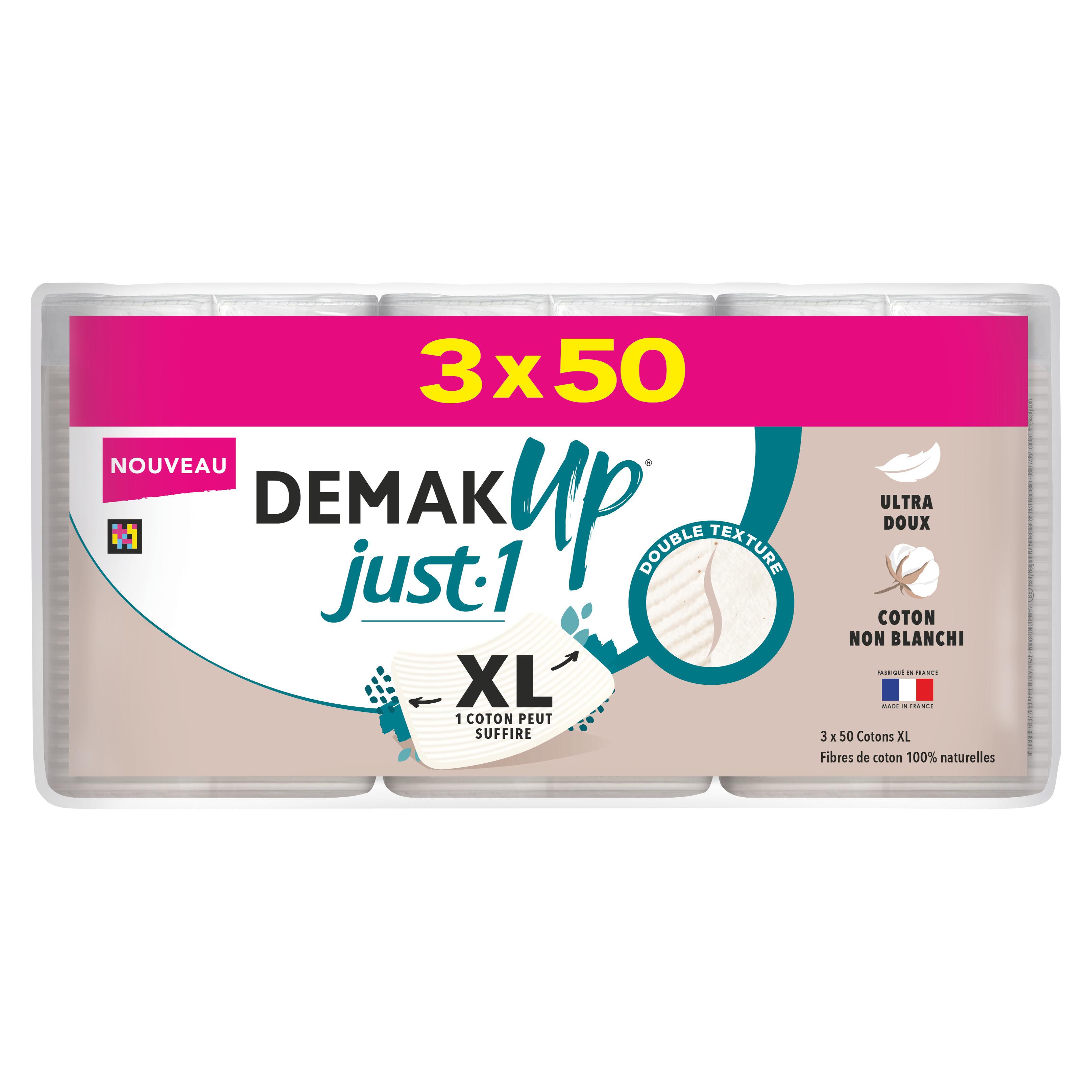 DEMAK'UP Just1 Cotons XL 3x50 cotons