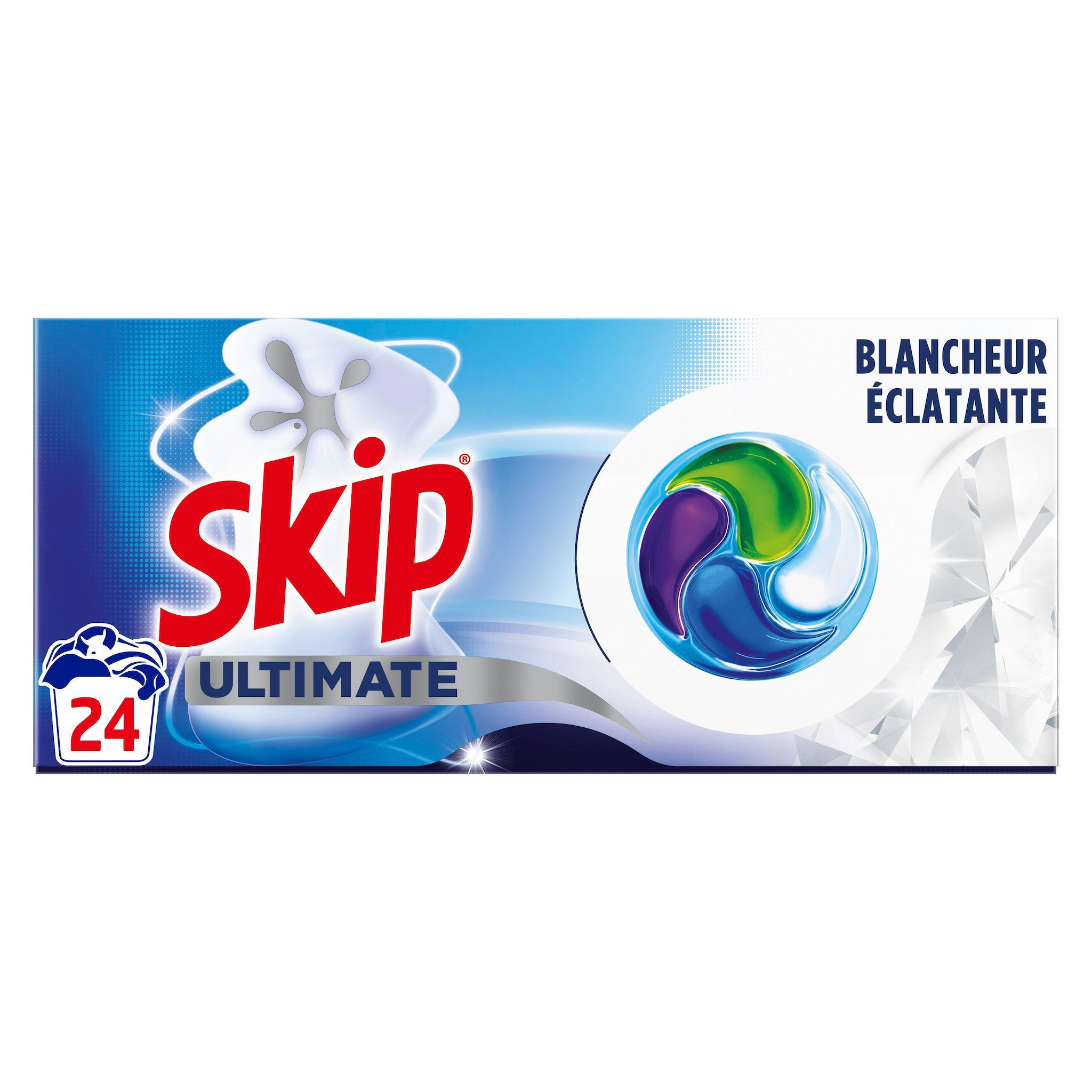 SKIP Lessive capsules 24 lavages 24 doses
