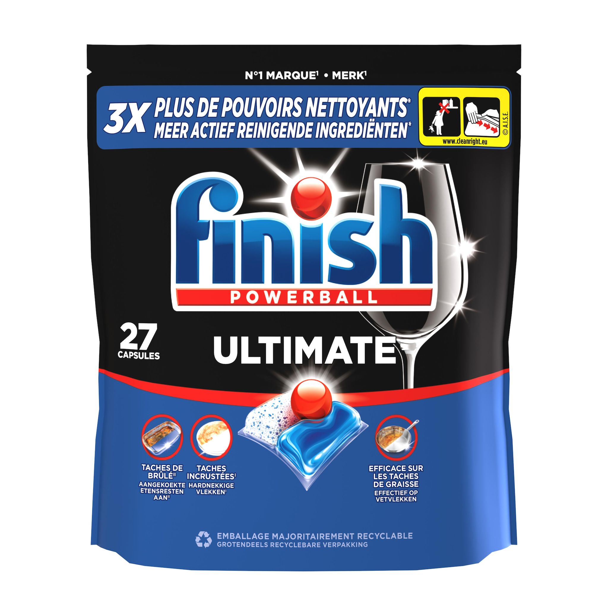 FINISH Ultimate capsules avec technologie ACTIVELIFT™ 380g