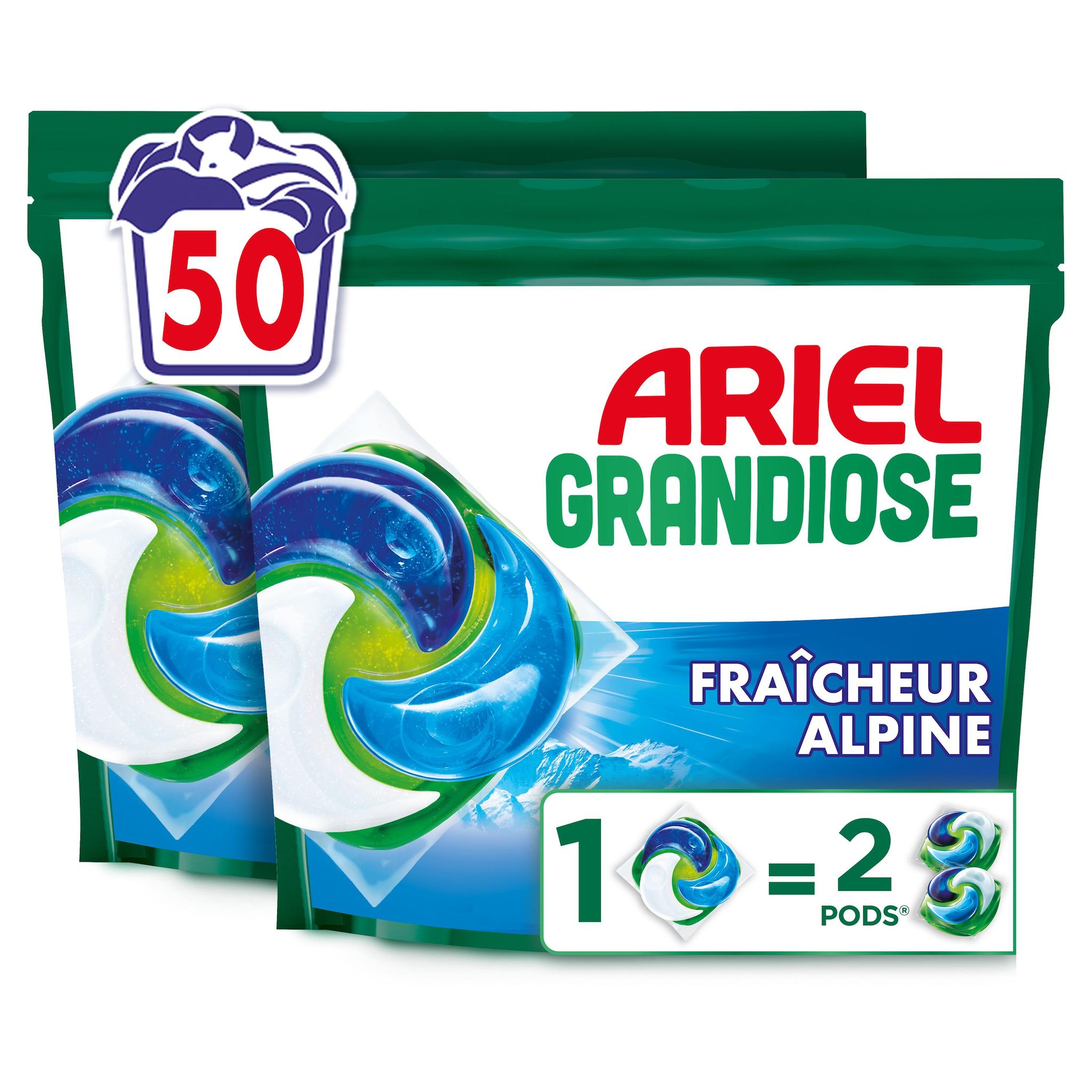 ARIEL All-in-1 Pods détergent capsules 50 doses