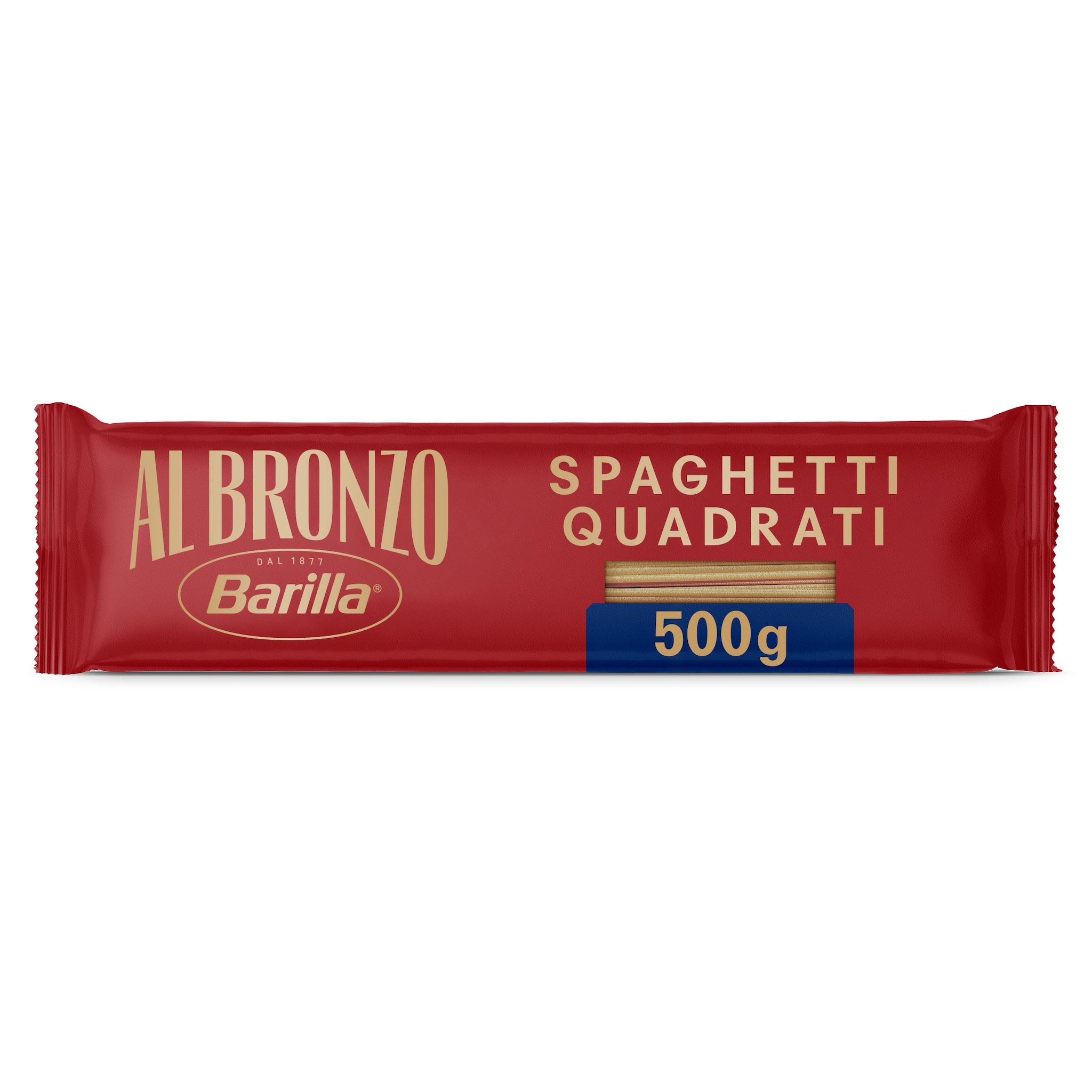 BARILLA Al Bronzo spaghetti quadrati 500g