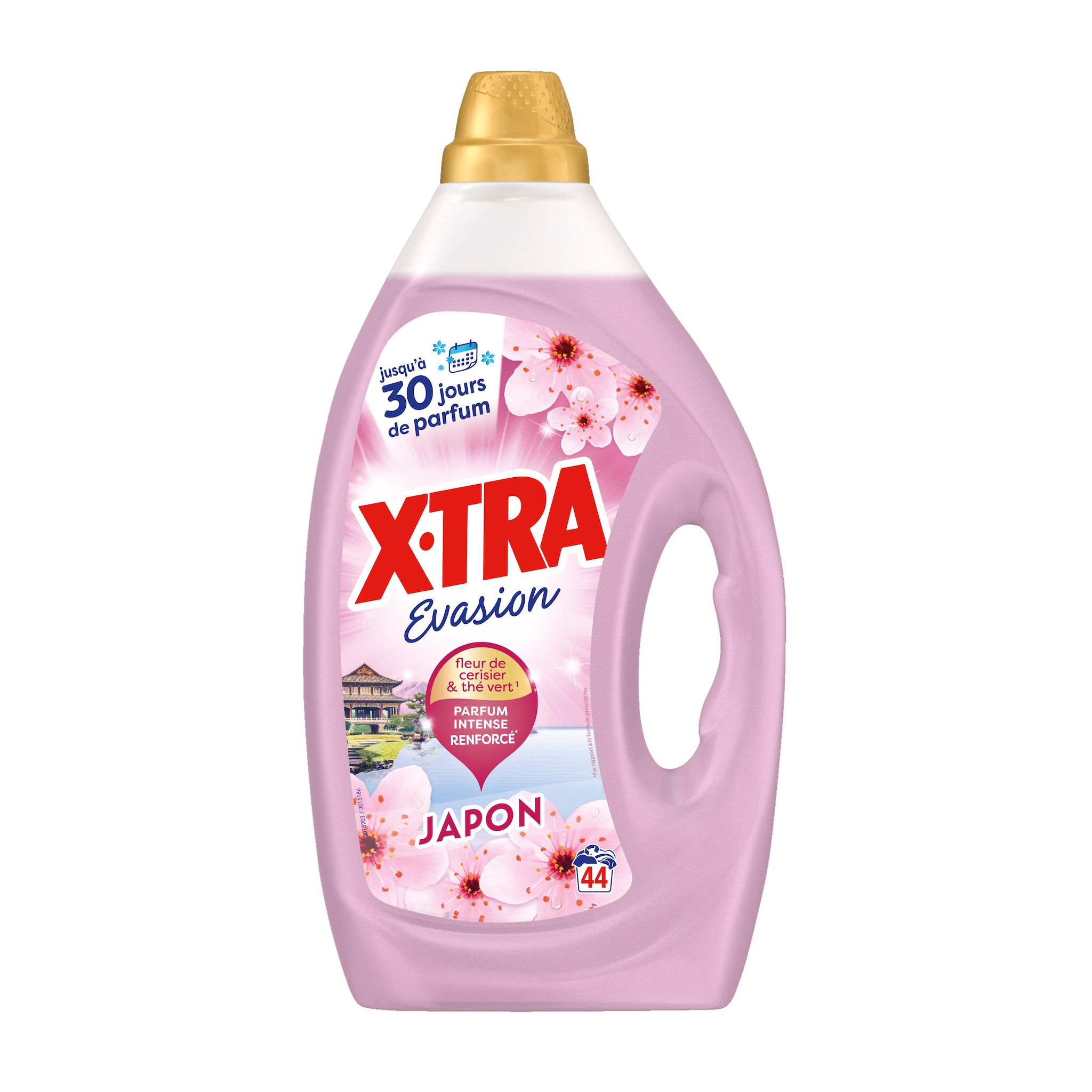 X-TRA Lessive liquide Evasion Japon 44 lavages 1,98l