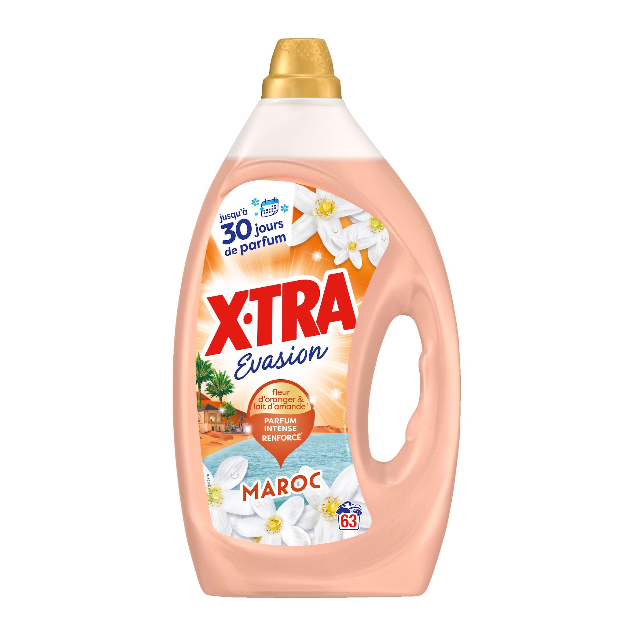 X-TRA Lessive liquide evasion maroc 2,835l