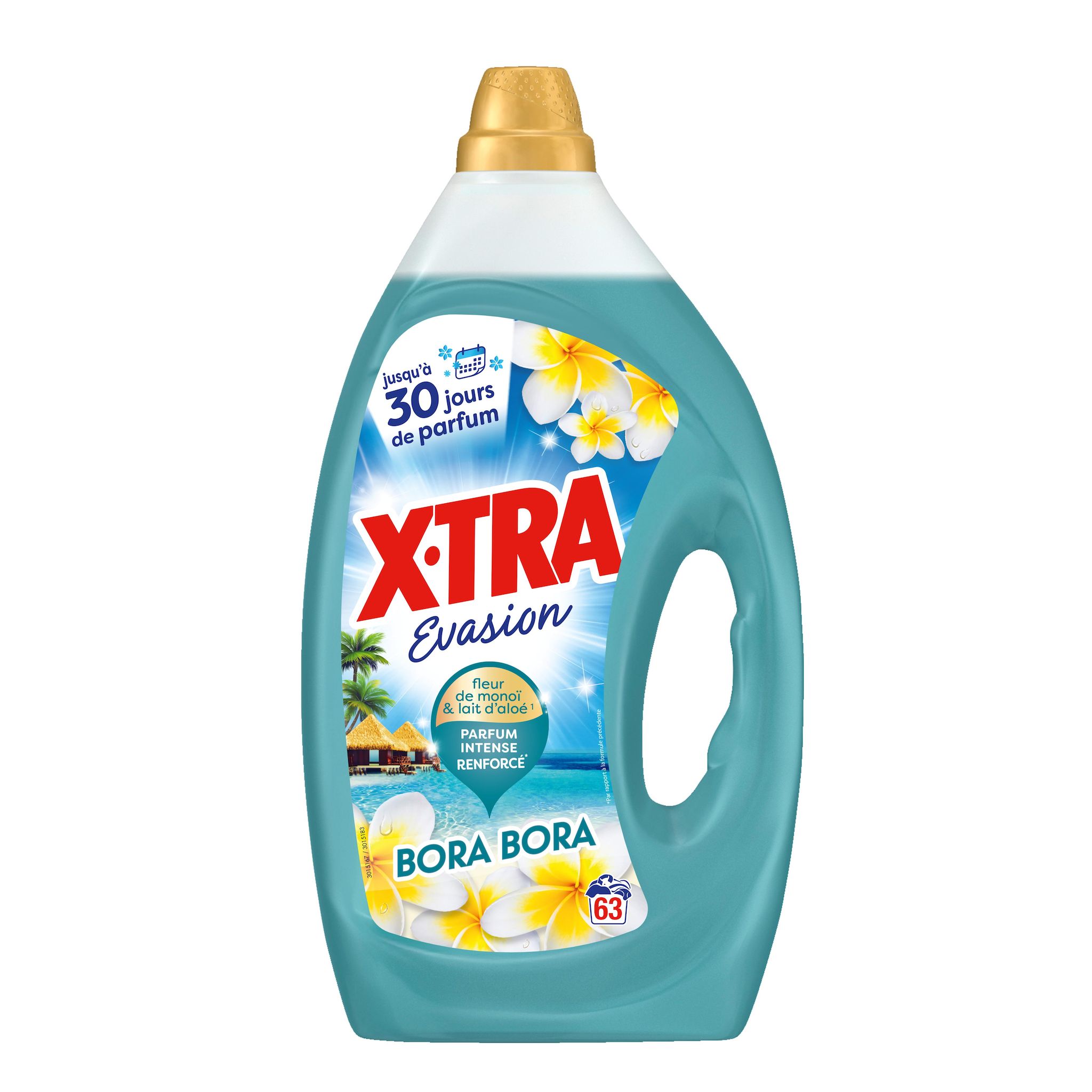X-TRA Lessive liquide evasion bora bora 2,835l