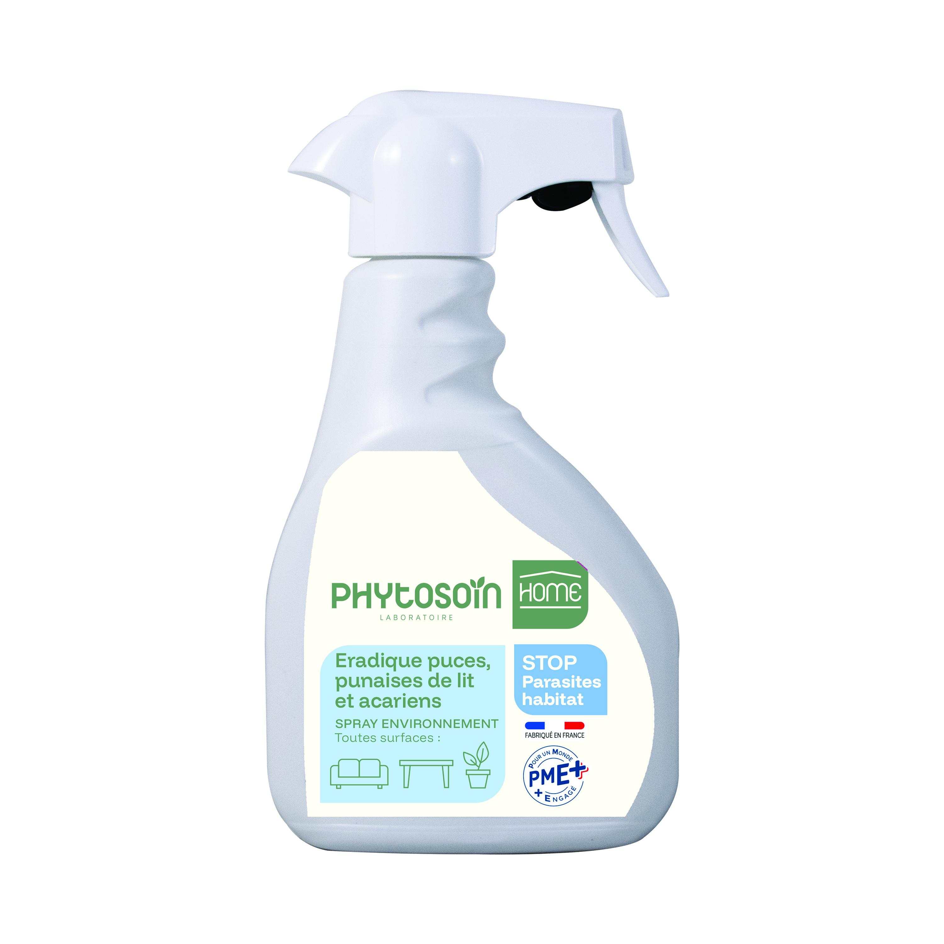 PHYTOSOIN Spray antiparasitaire pour habitat contre les puces et parasites 500ml