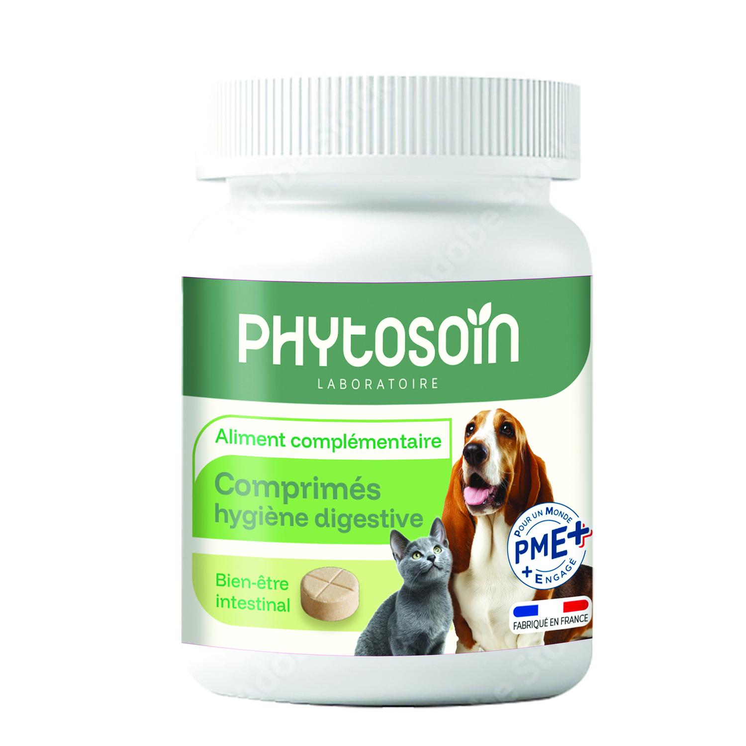 PHYTOSOIN Comprimés hygiène digestive aromatisés au foie pour chien 30 pièces