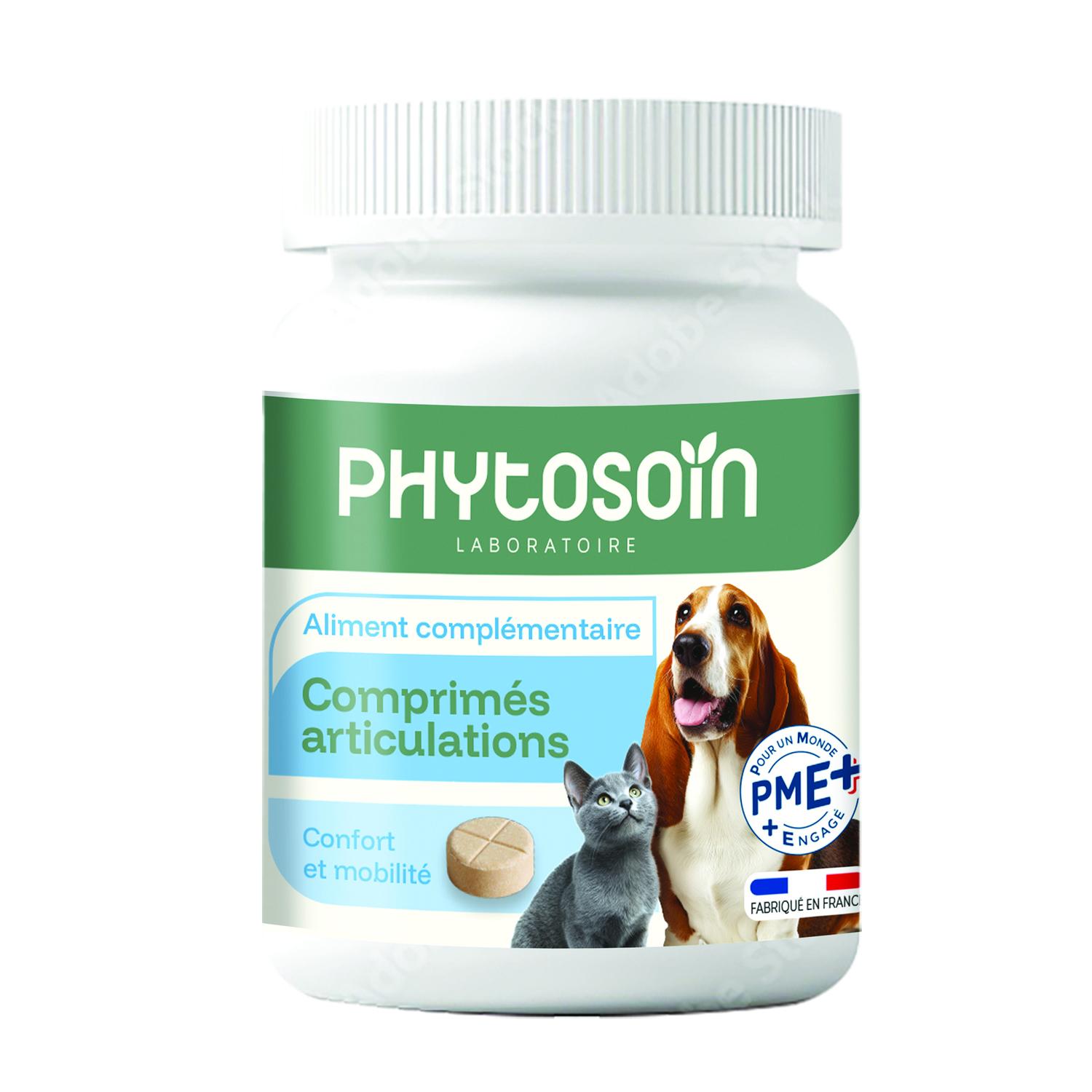PHYTOSOIN Comprimés articulations pour animaux actifs âgés ou sujets aux raideurs 30 pièces