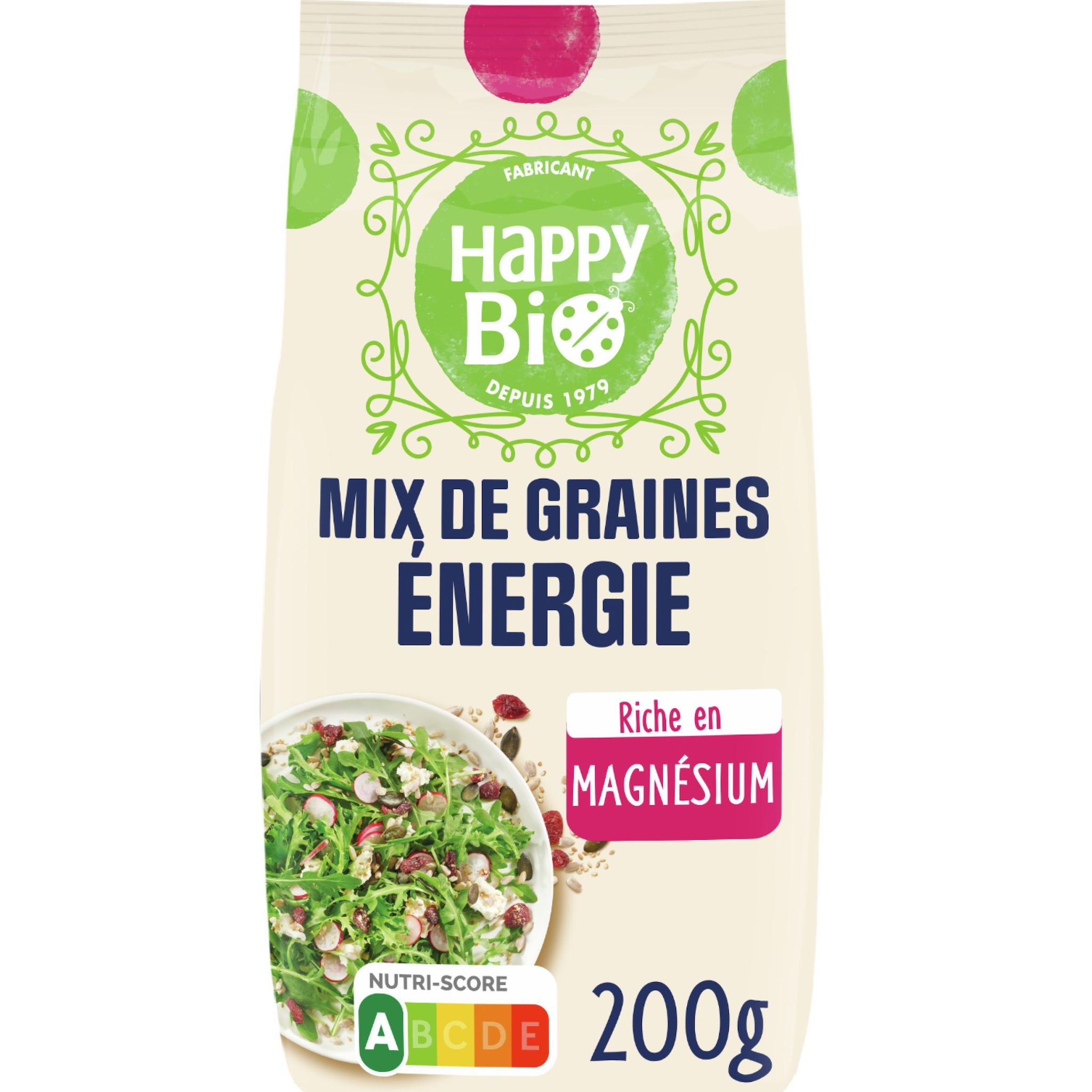 HAPPY BIO Mix de graines énergie bio 200g