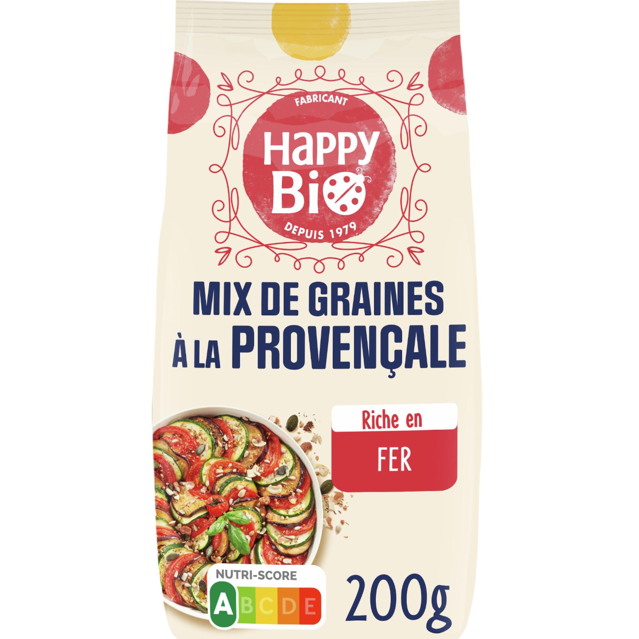 HAPPY BIO Mix de graines à la provençale bio 200g