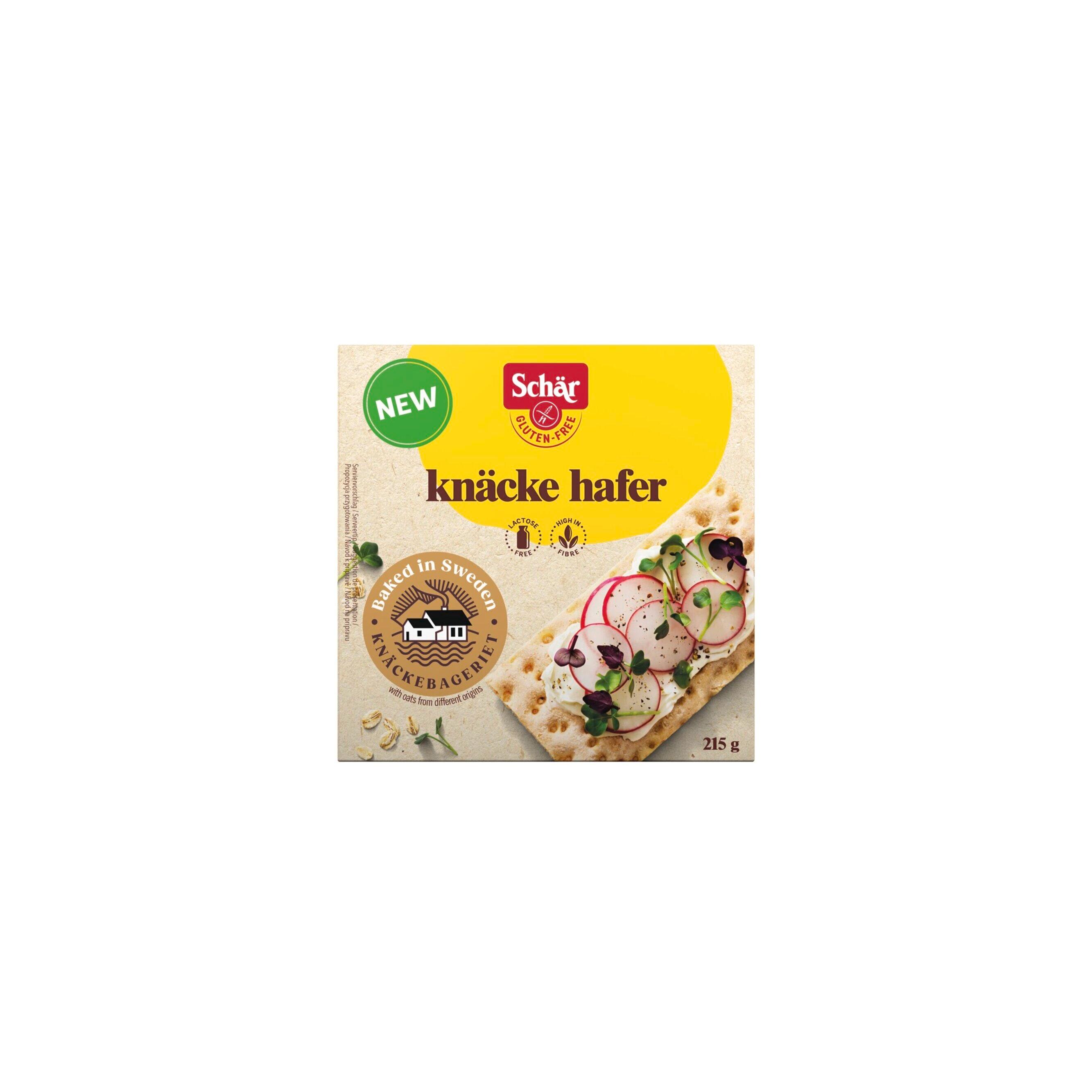 SCHAR Pain croustillant à l'avoine sans gluten et sans lactose 215g