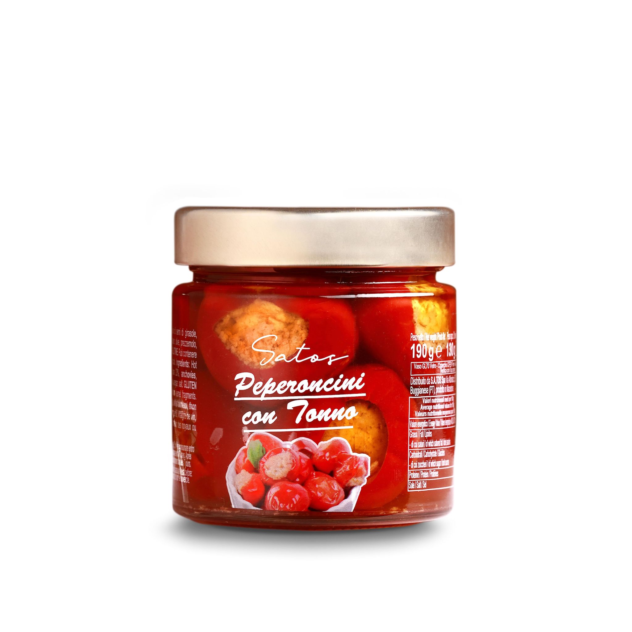 SATOS Poivrons farcis au thon 190g