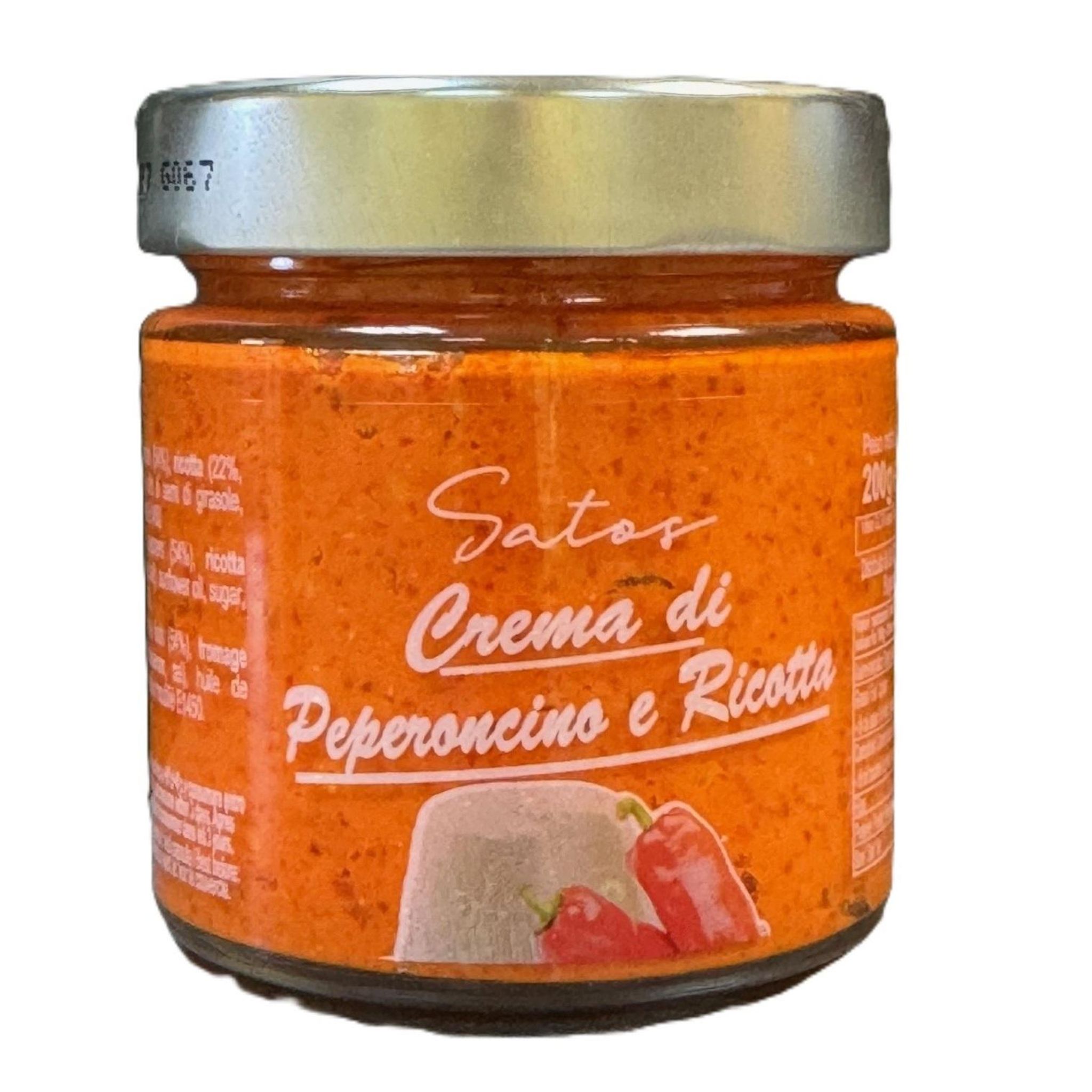 SATOS Crème de piment et ricotta 200g