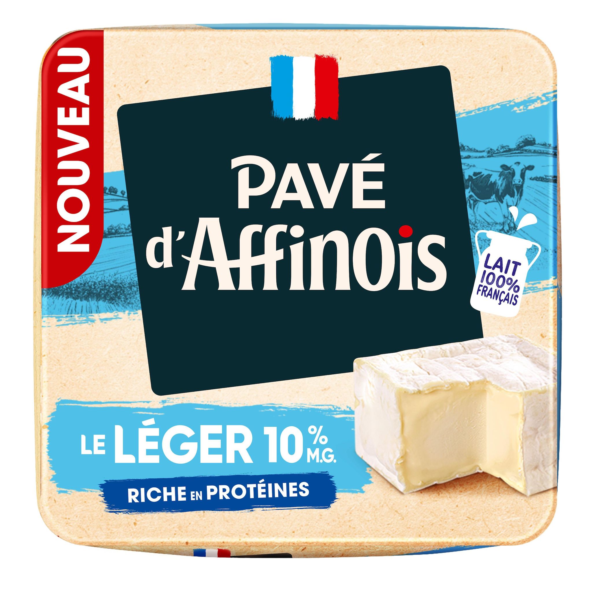 PAVE D AFFINOIS Pâte molle au lait pasteurisé allégé 175g